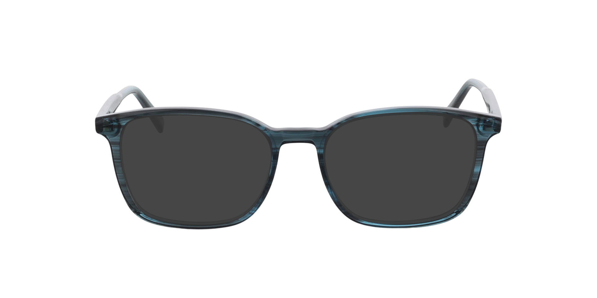 Barcelona Kristall Blau Horn AcetatEyeglass Frames von B24, mit getönten Gläsern