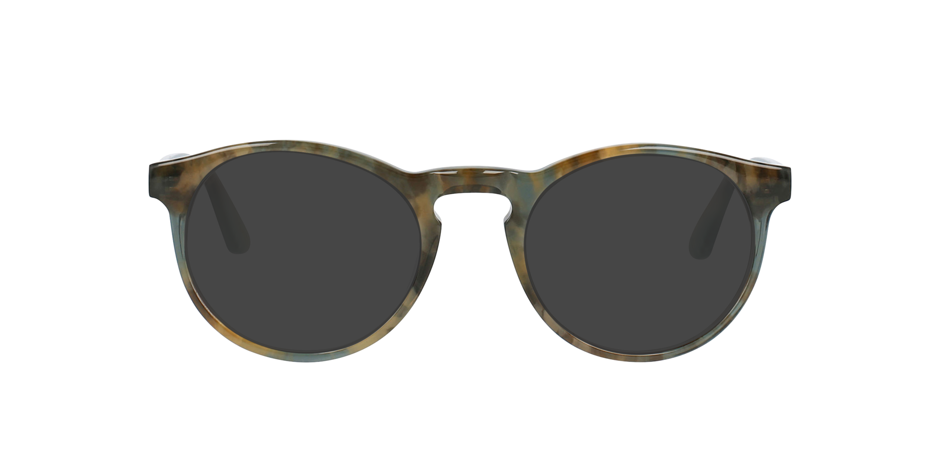 Steven S. African Greenish AcetatEyeglass Frames von B24, mit getönten Gläsern