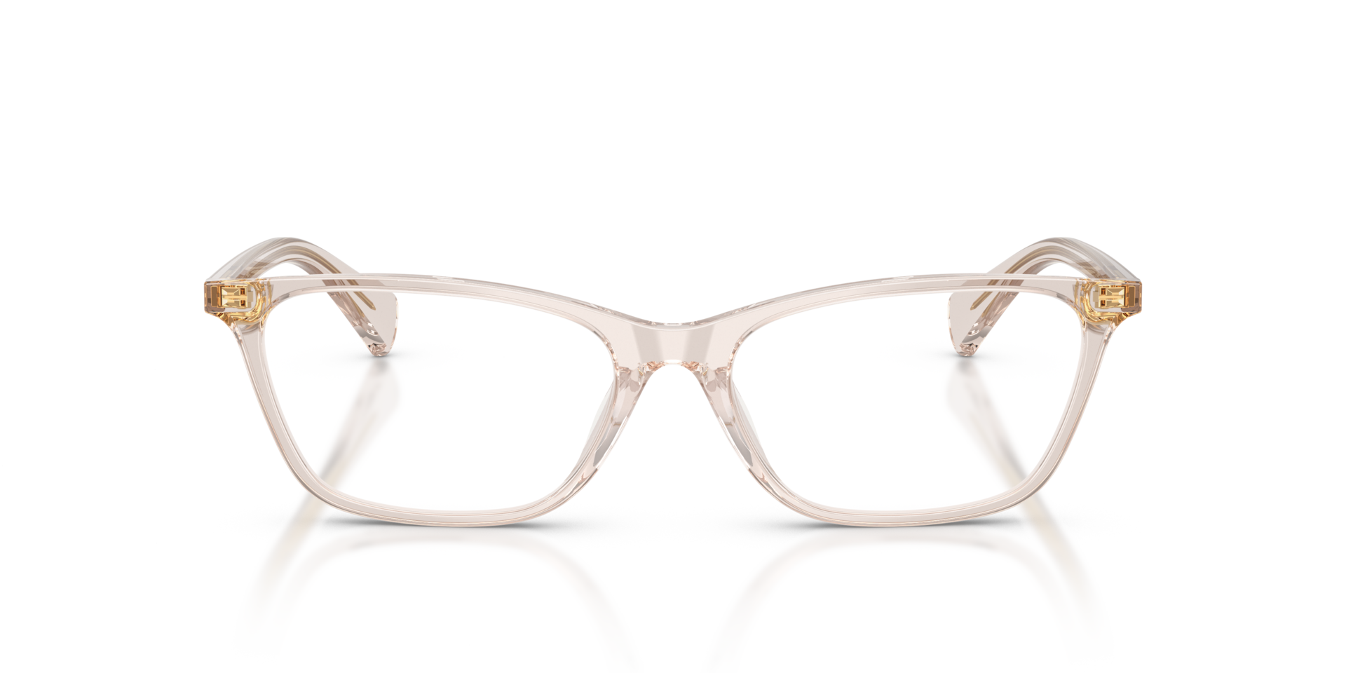 RA7187U Beige Transparent AcetatEyeglass Frames von B24, Vorderansicht