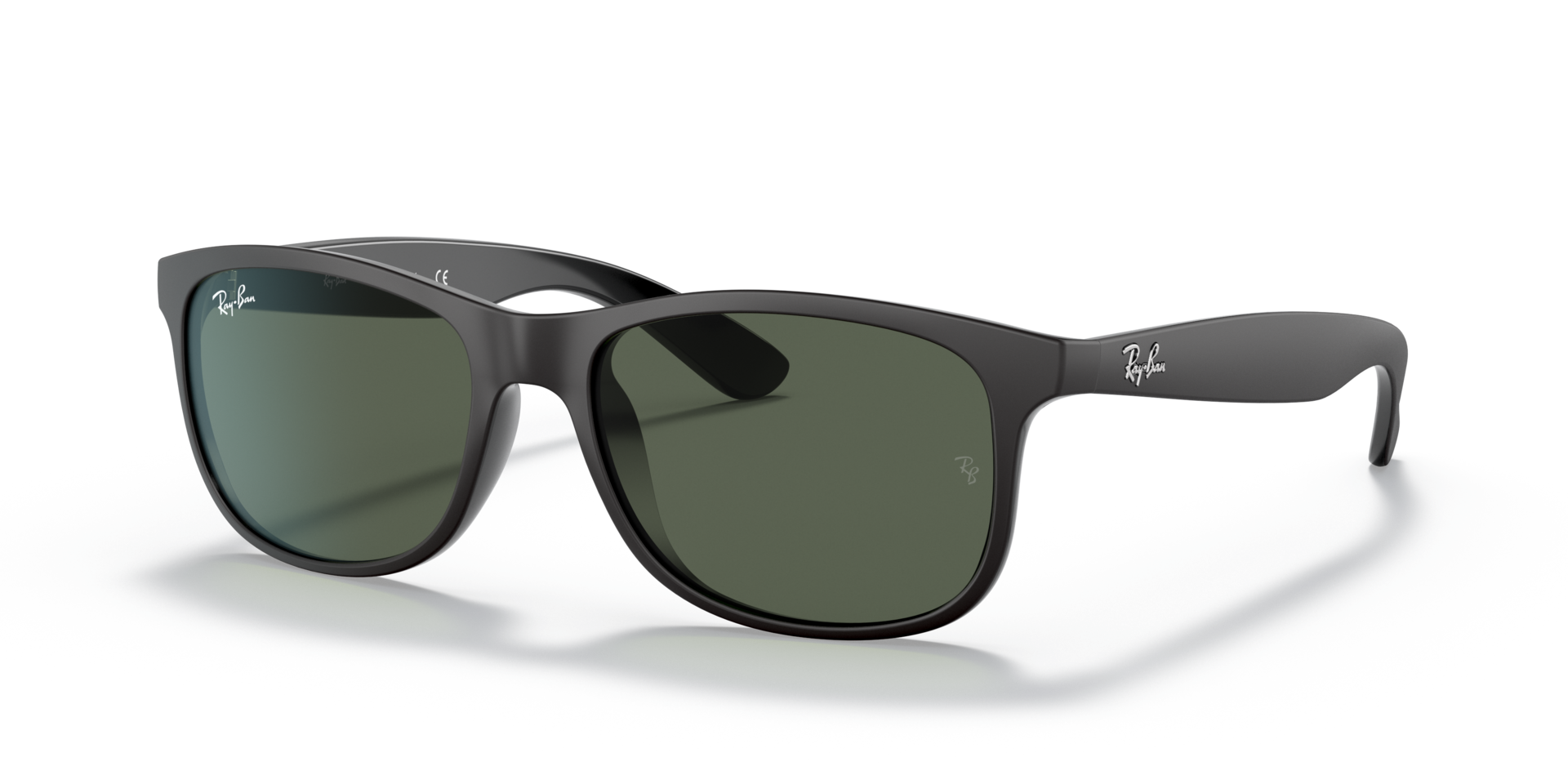 RB4202 Schwarz KunststoffSunglass Frames von B24, Dreiviertelansicht