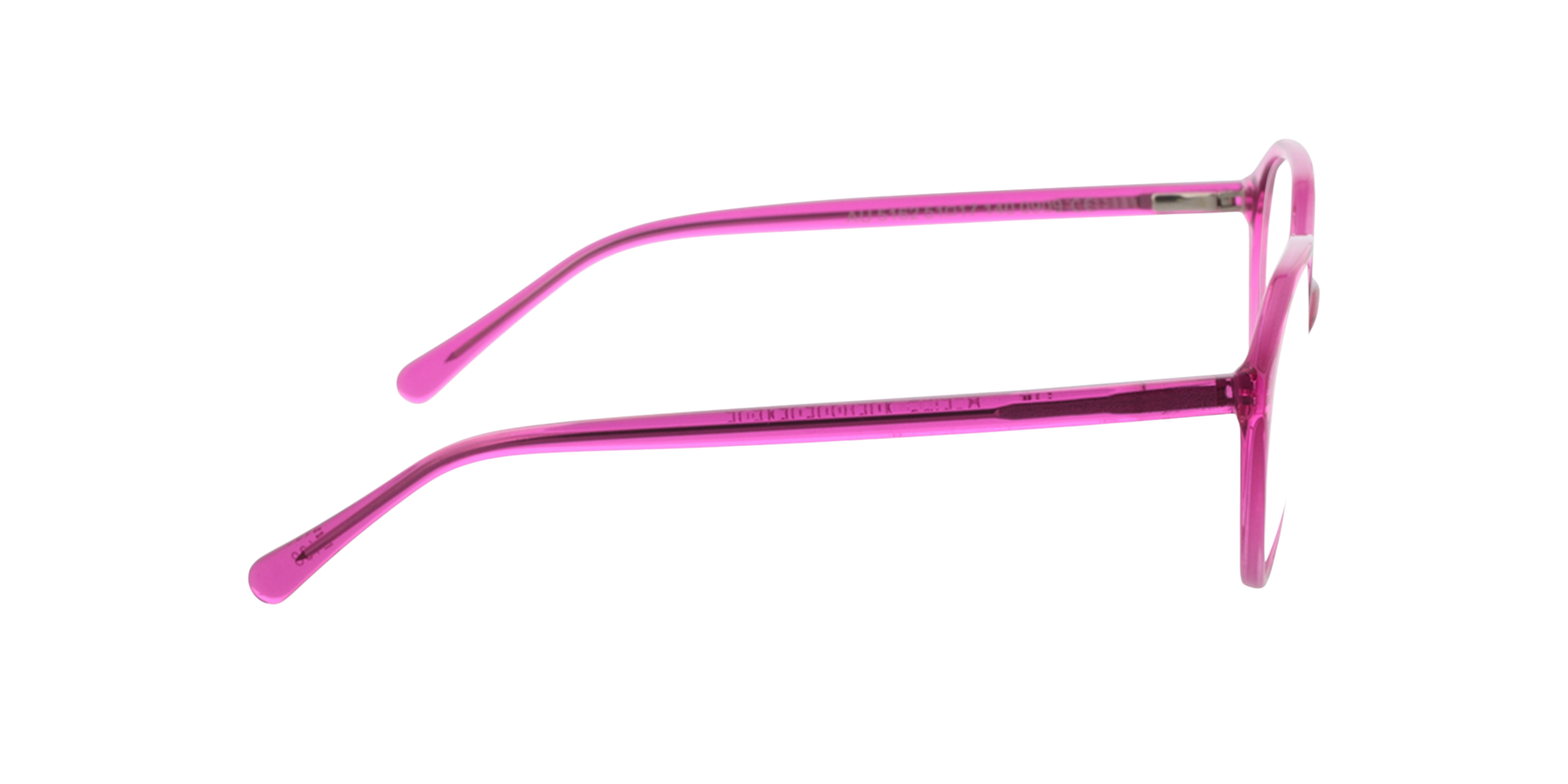 Sabine Crystal Fluo Pink AcetatEyeglass Frames von B24, Seitenansicht