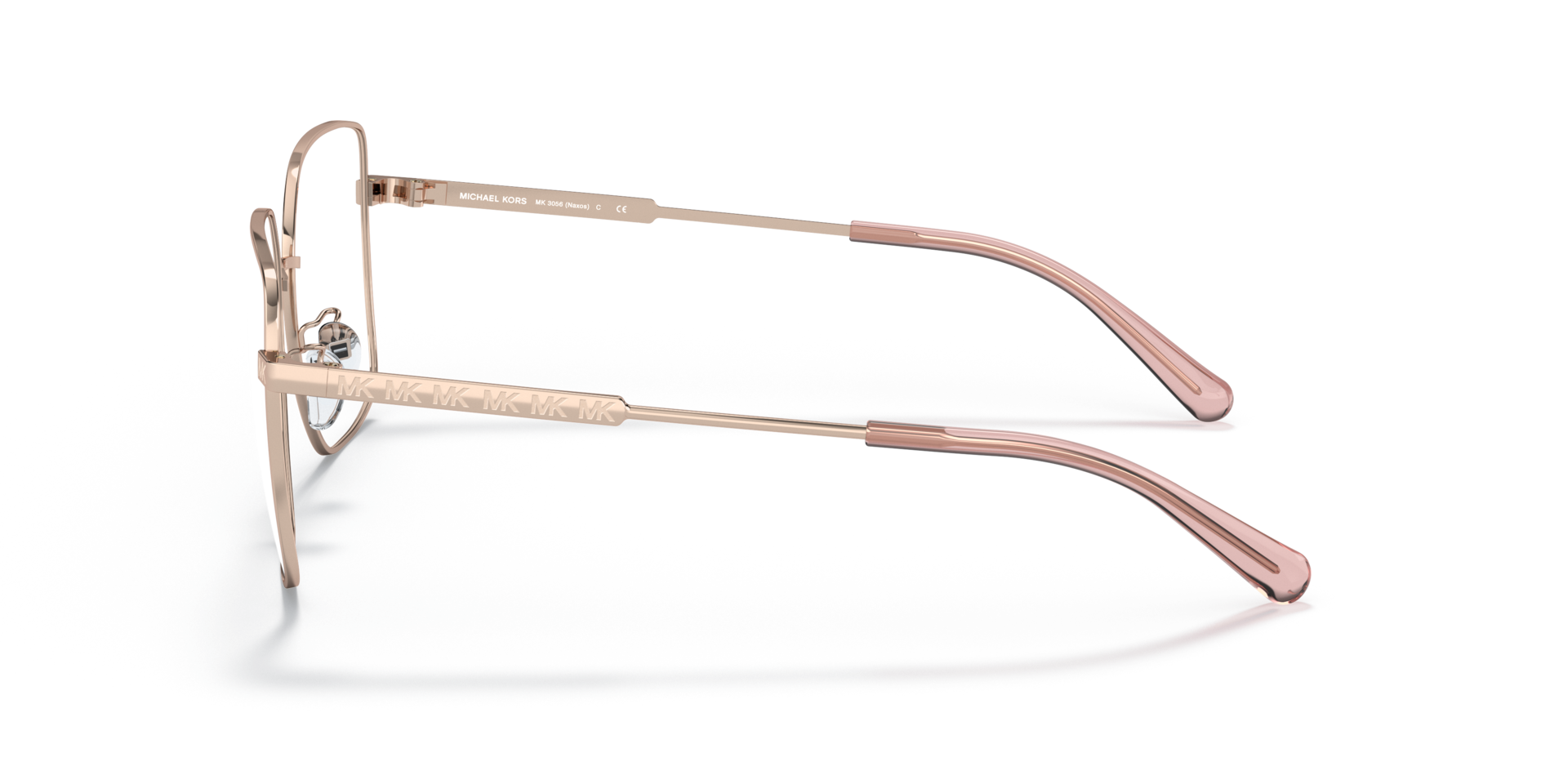 MK3056 Roségoud MetaalEyeglass Frames van B24, Zijaanzicht