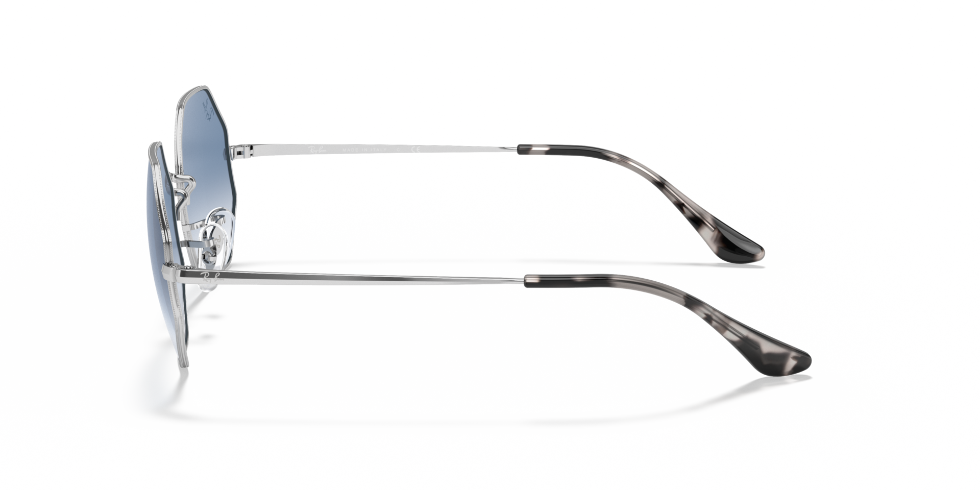 RB1972 Silber MetallSunglass Frames von B24, Seitenansicht