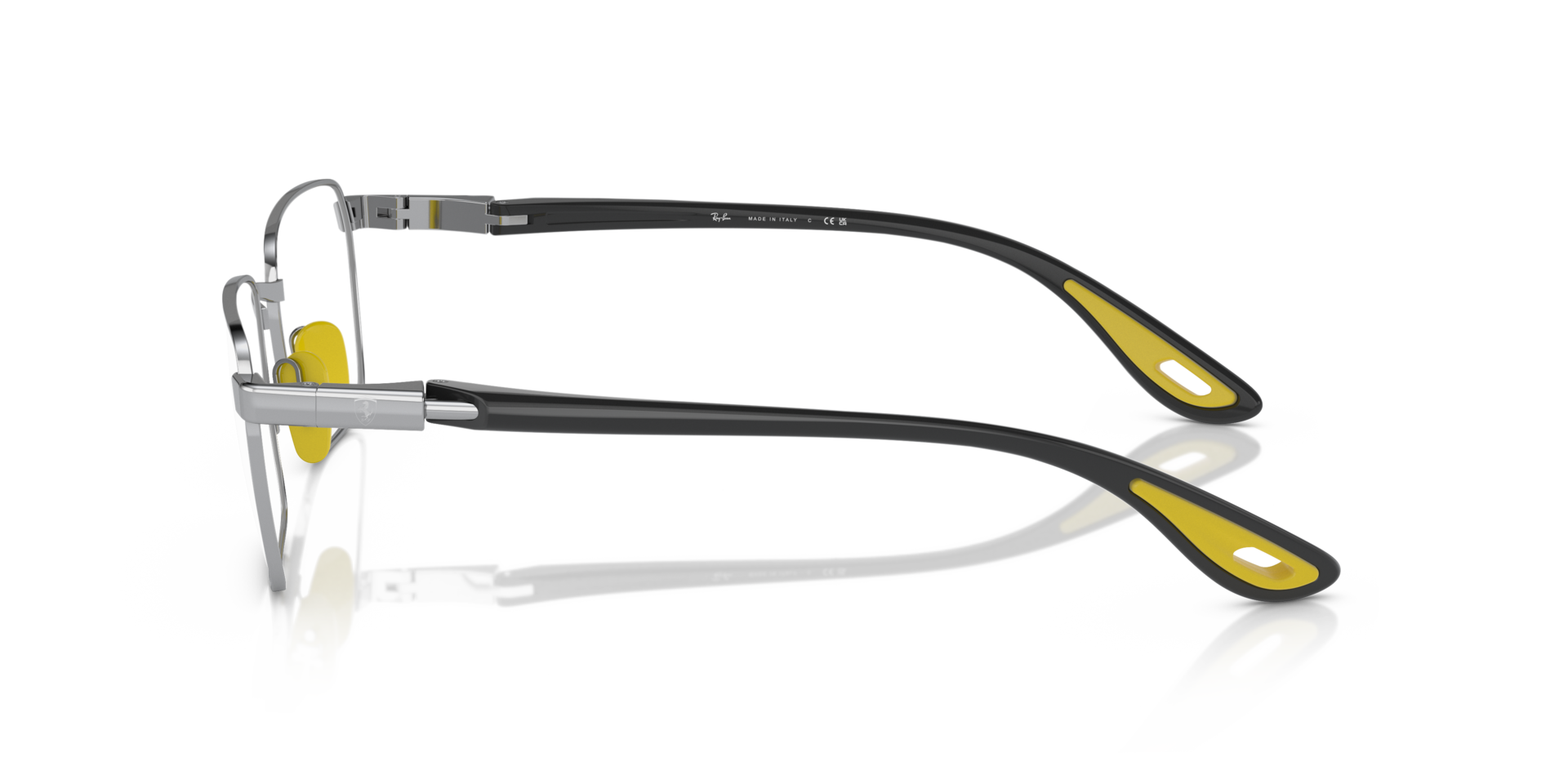 RB6507M Zilver MetaalEyeglass Frames van B24, Zijaanzicht