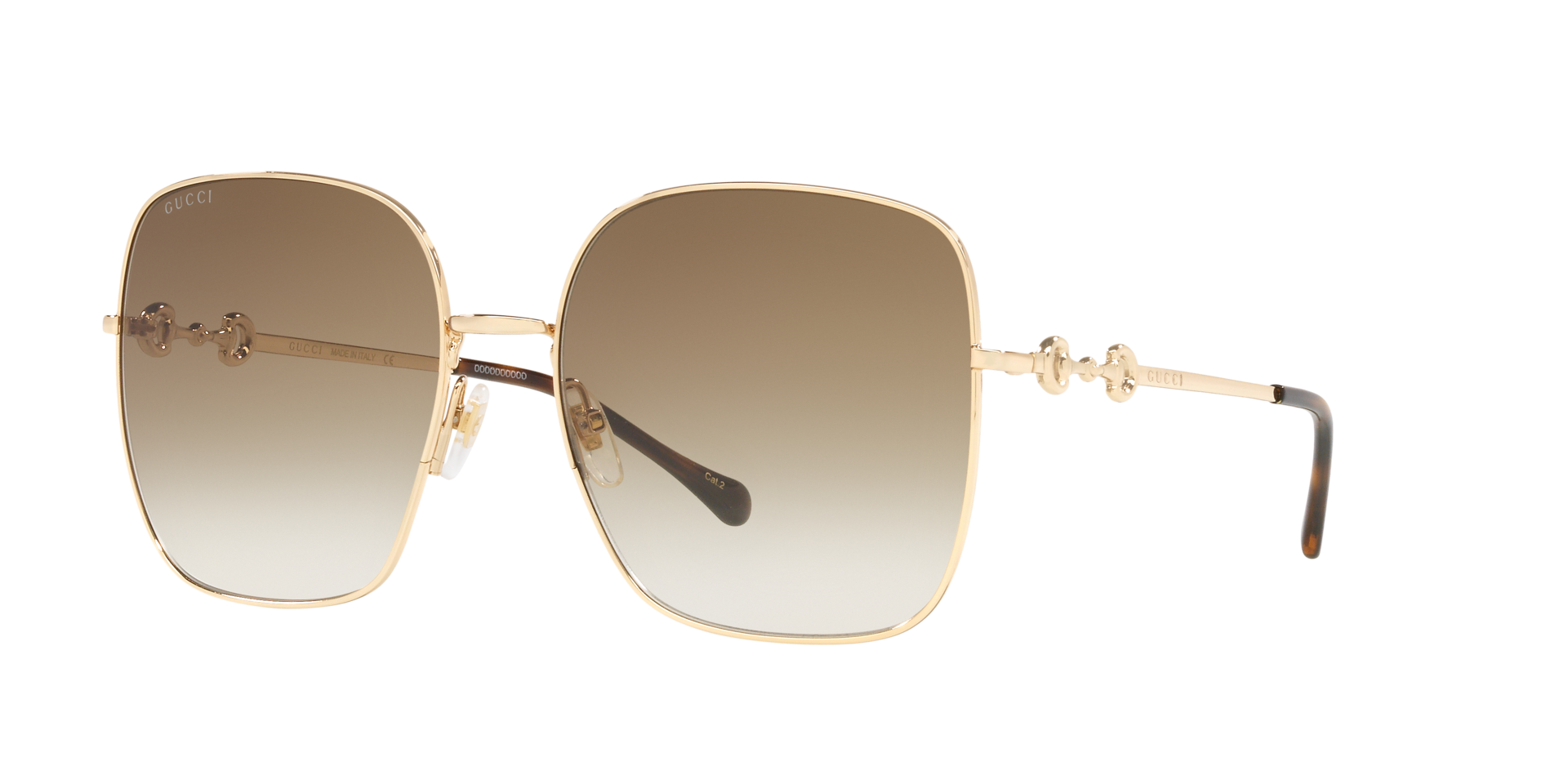 GG0879S Gold MetallSunglass Frames von B24, Dreiviertelansicht
