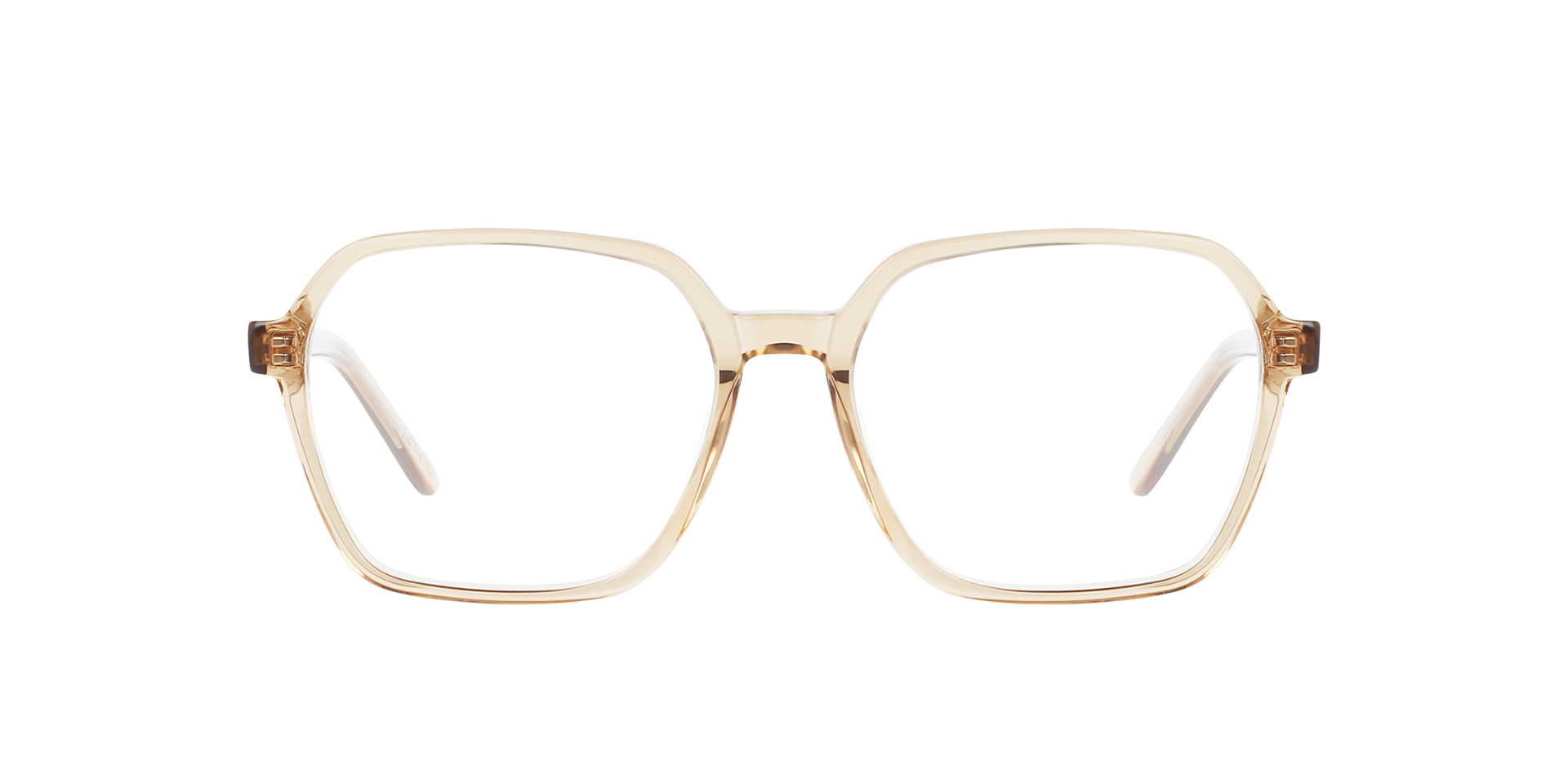 Dallas CT Crystal Caramel AcetaatEyeglass Frames van B24, Vooraanzicht