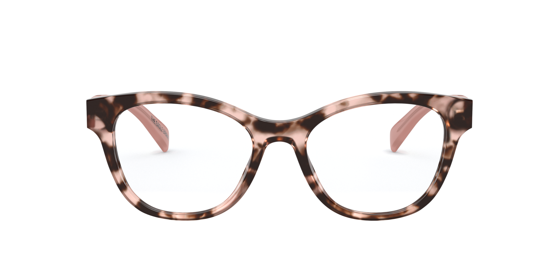 EA3162 Glanzend Roze Havana AcetaatEyeglass Frames van B24, Vooraanzicht