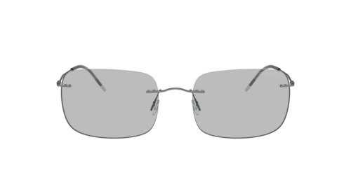 Giorgio Armani - AR1512M, Herren, Matt Gunmetal/Matte Gunmetal/Matte Pale Gold, Größe: Large