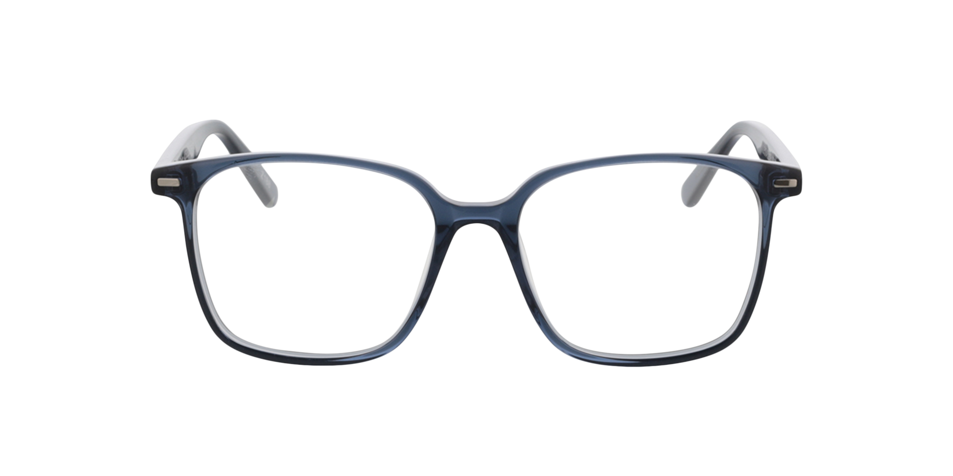 Taylor Crystal Blue Grey  &  Silver AcetatEyeglass Frames von B24, Vorderansicht