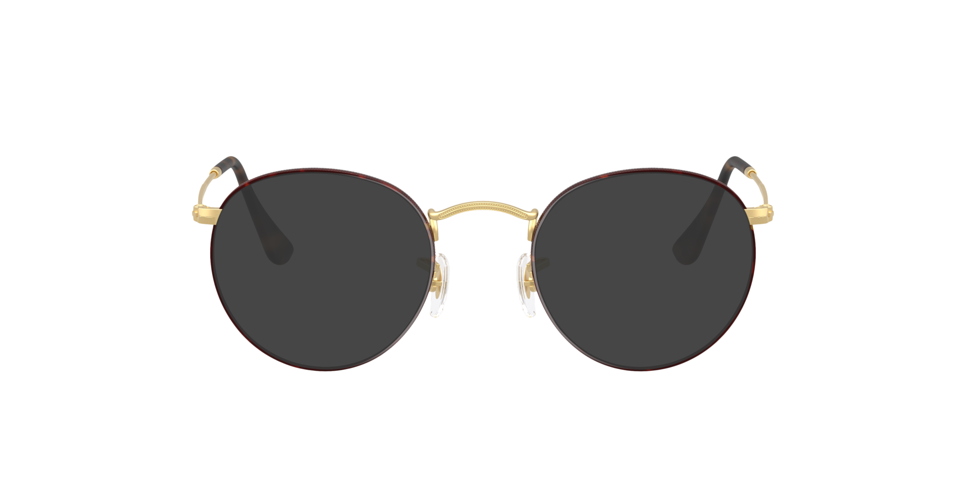 RB3447V Matte Havana On Matte Arista Gold MetaalEyeglass Frames van B24, met getinte lenzen