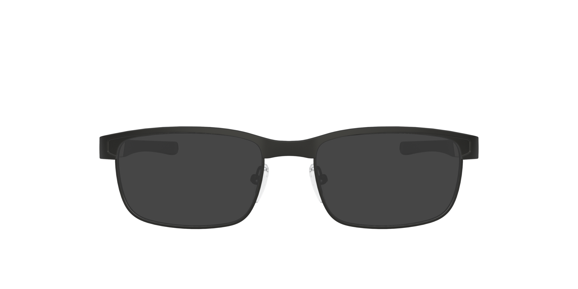 Surface Plate™ Satin Light Steel TitanEyeglass Frames von B24, mit getönten Gläsern