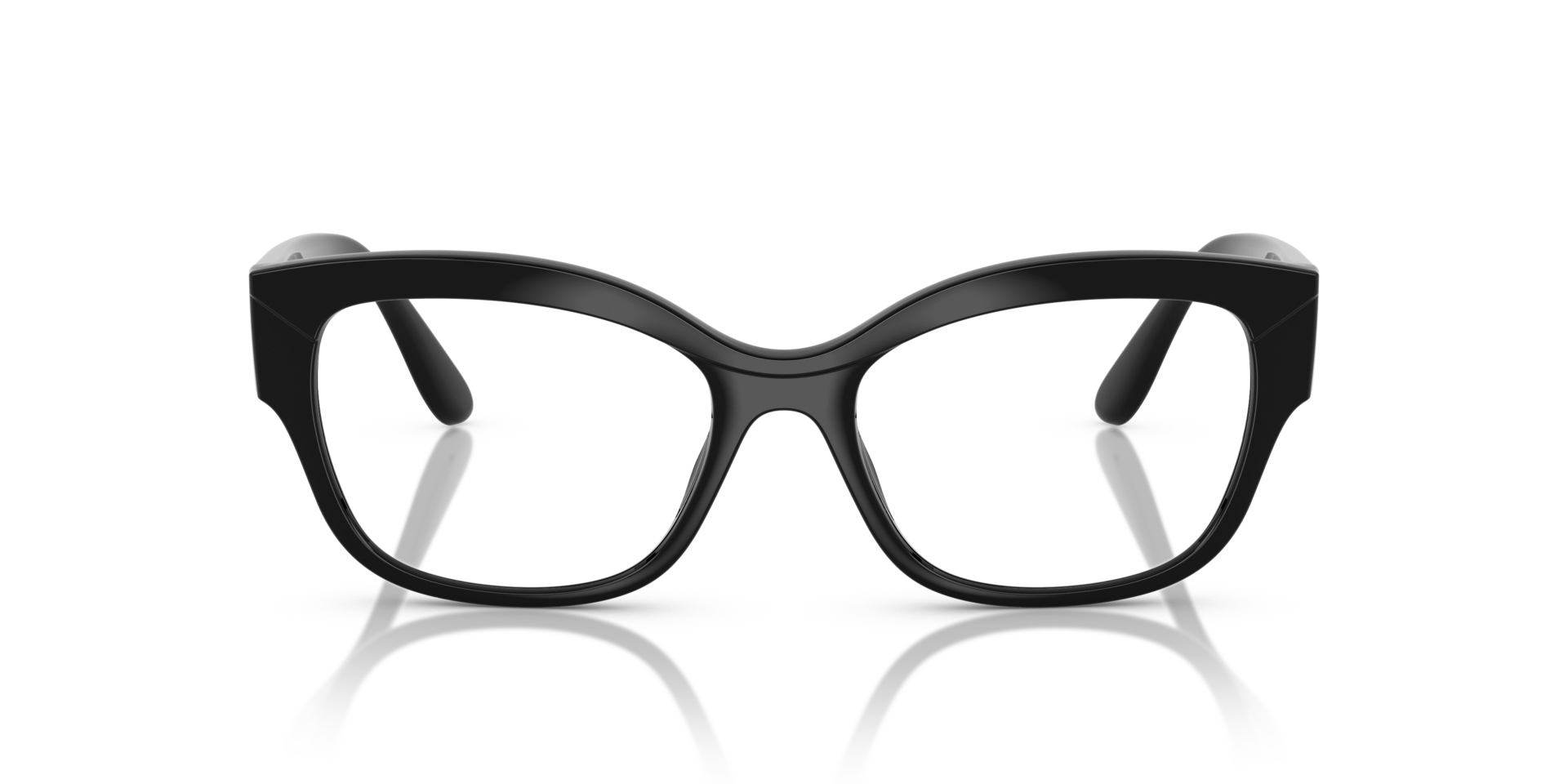 VO5635U Zwart KunststofEyeglass Frames van B24, Vooraanzicht