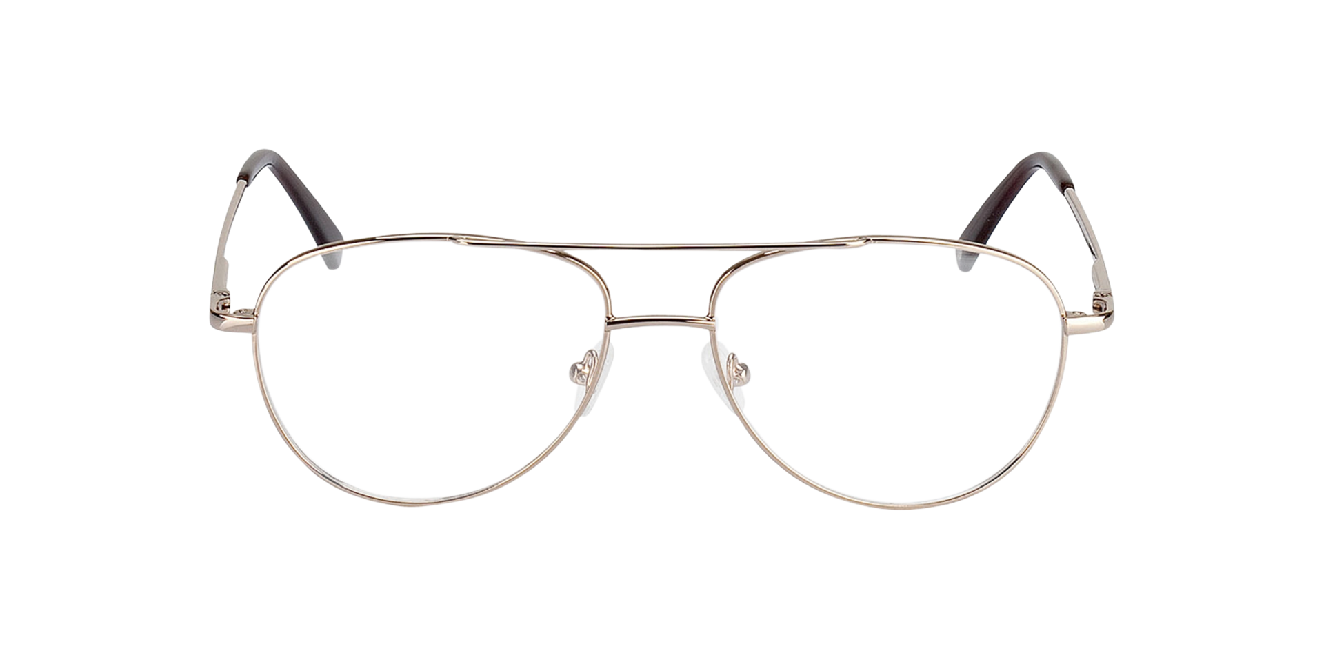 Glendale Gold MetallEyeglass Frames von B24, Vorderansicht