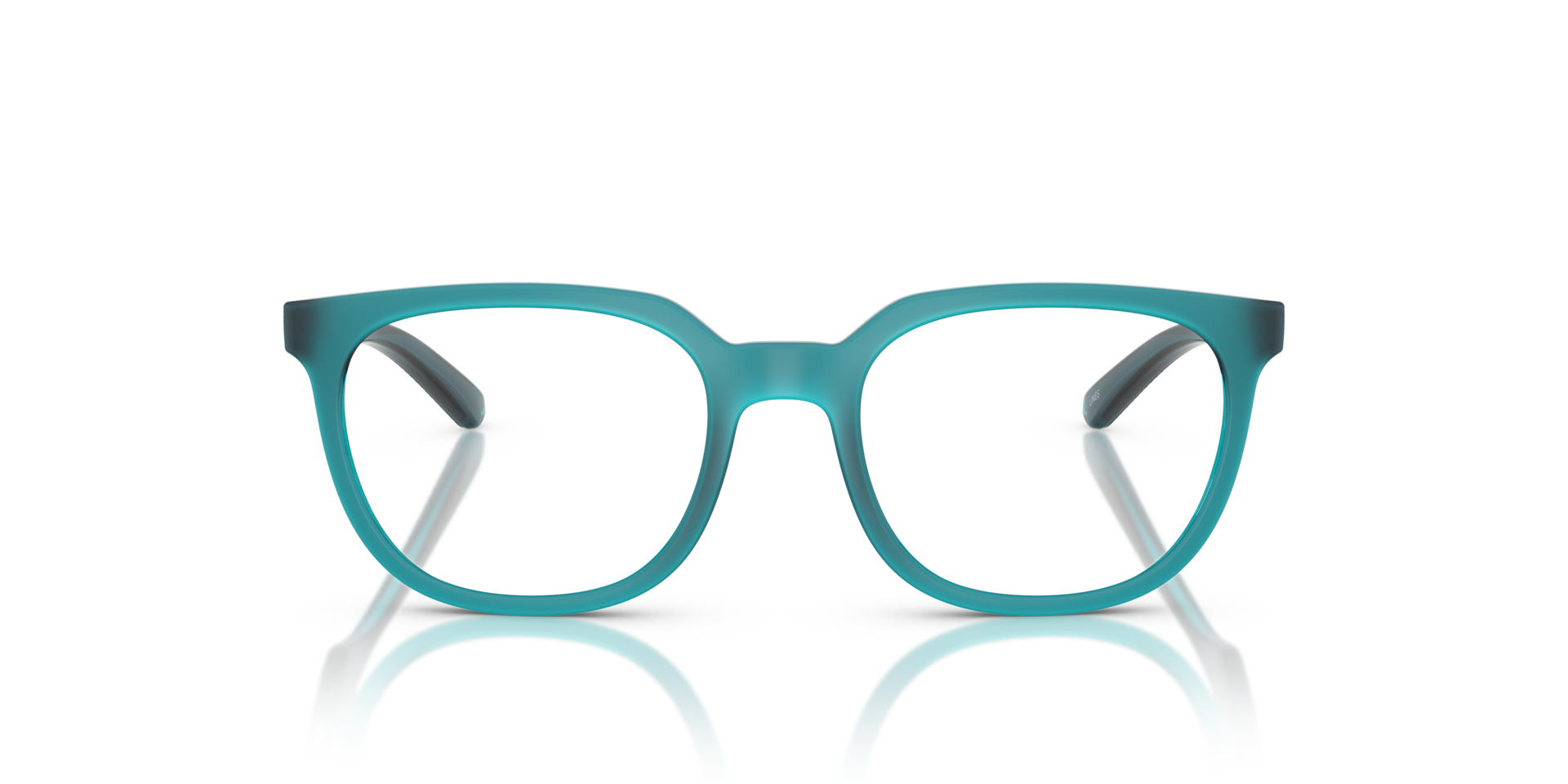 AN7263 Transparent Blue Matte & Shiny KunststofEyeglass Frames van B24, Vooraanzicht