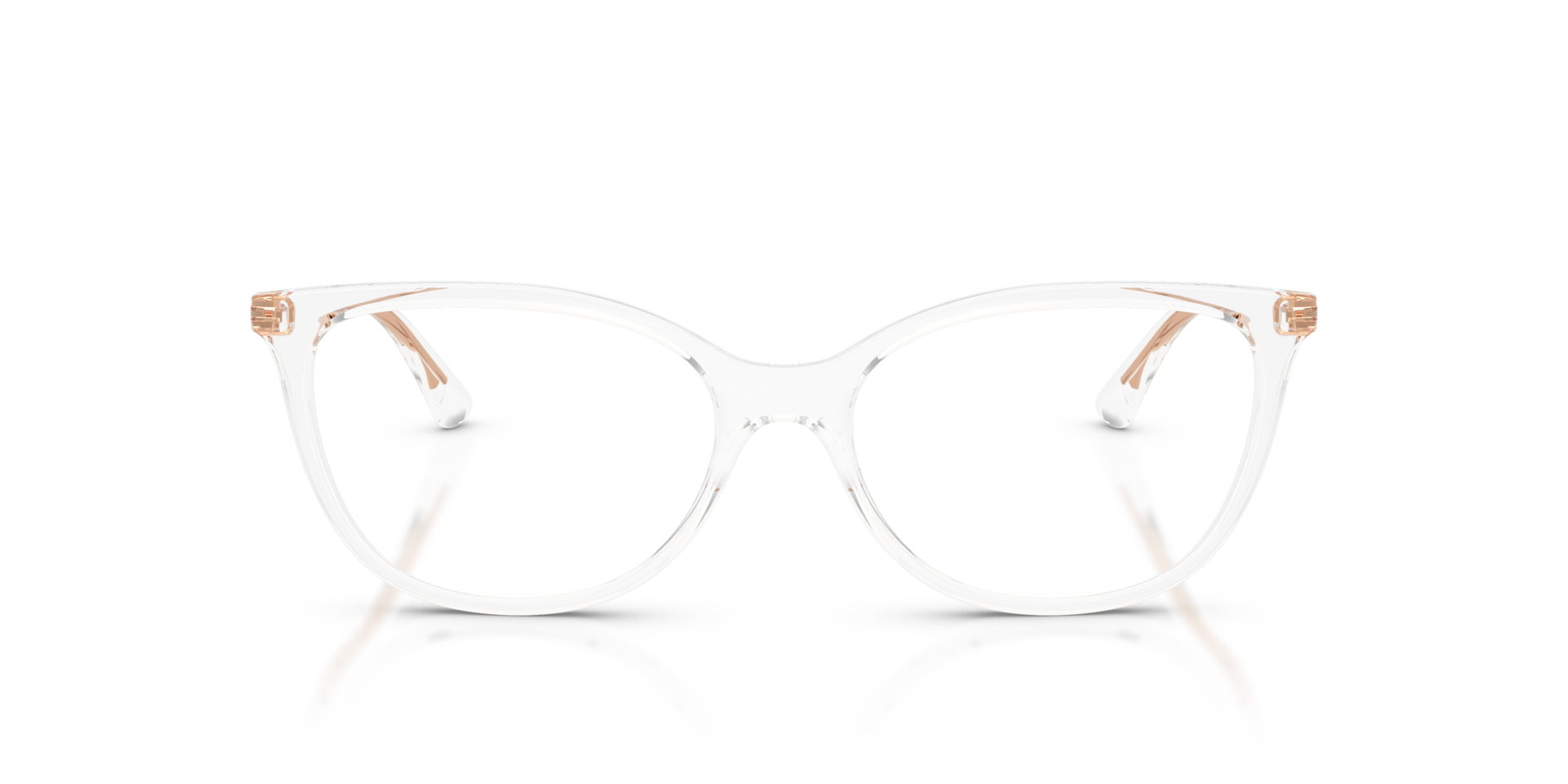 VO5673 Transparent KunststoffEyeglass Frames von B24, Vorderansicht