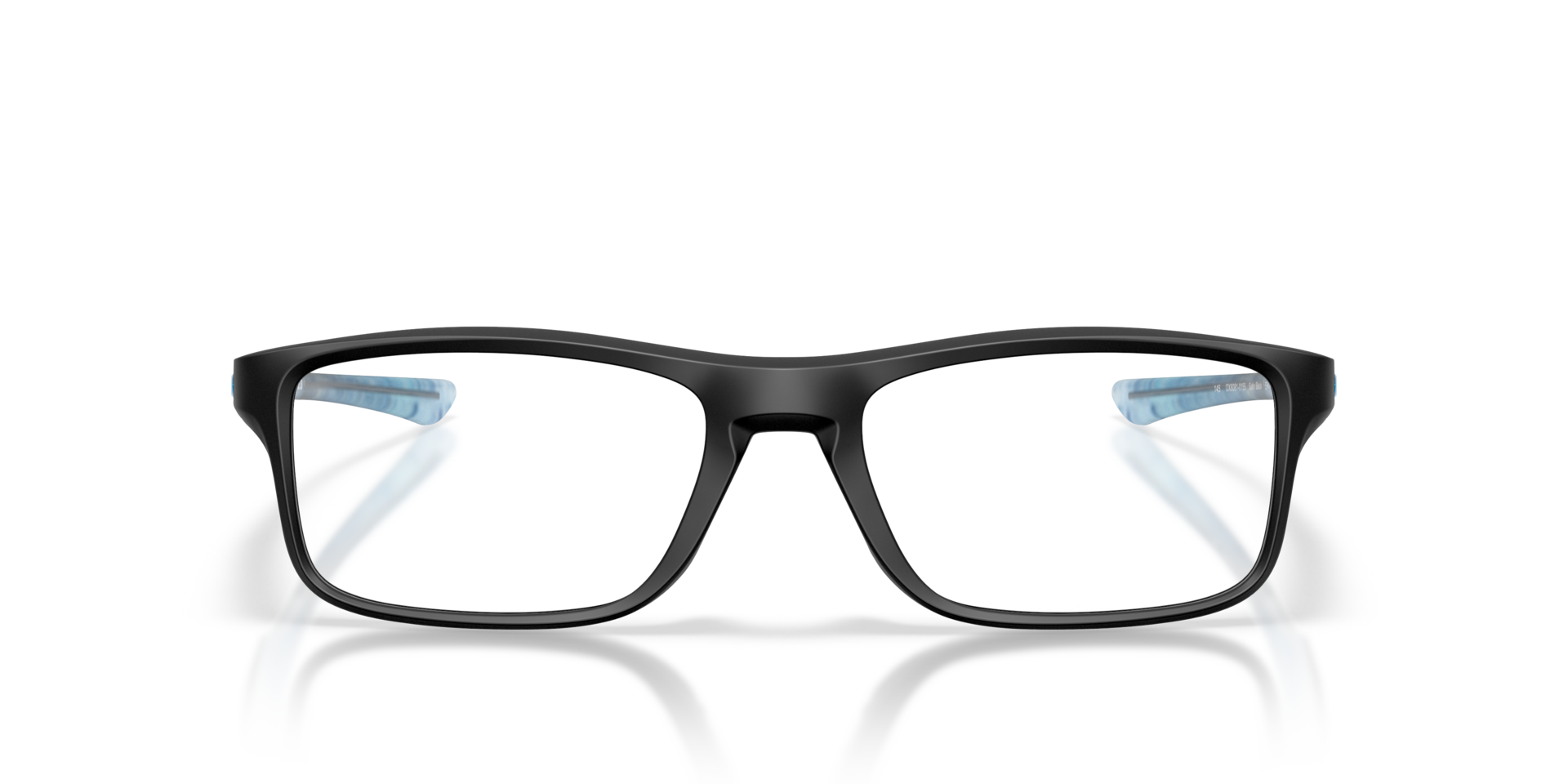 Plank 2.0 Schwarz satiniert KunststoffEyeglass Frames von B24, Vorderansicht