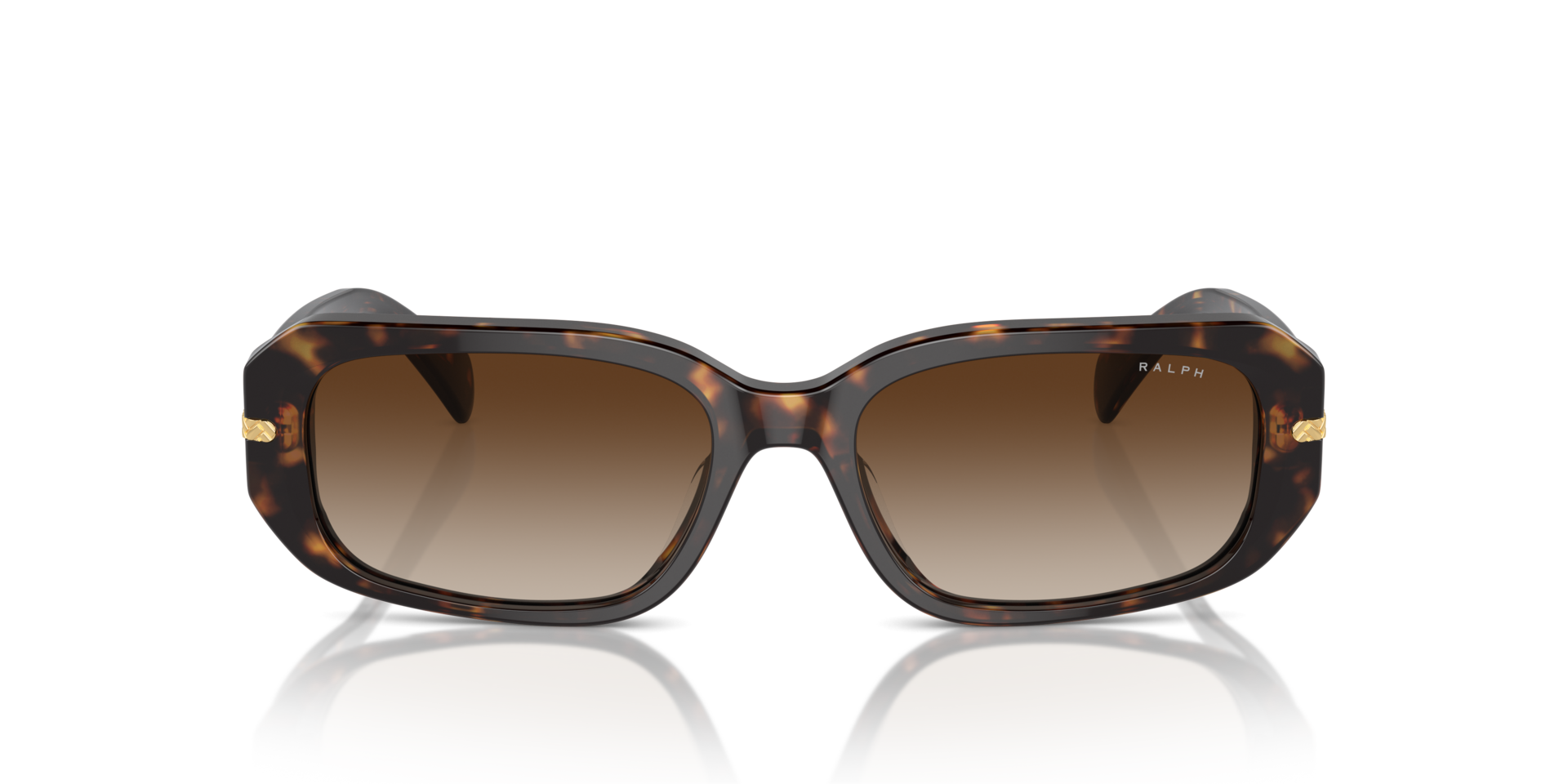 RA5311U Glanzend donker Havana AcetaatSunglass Frames van B24, Vooraanzicht