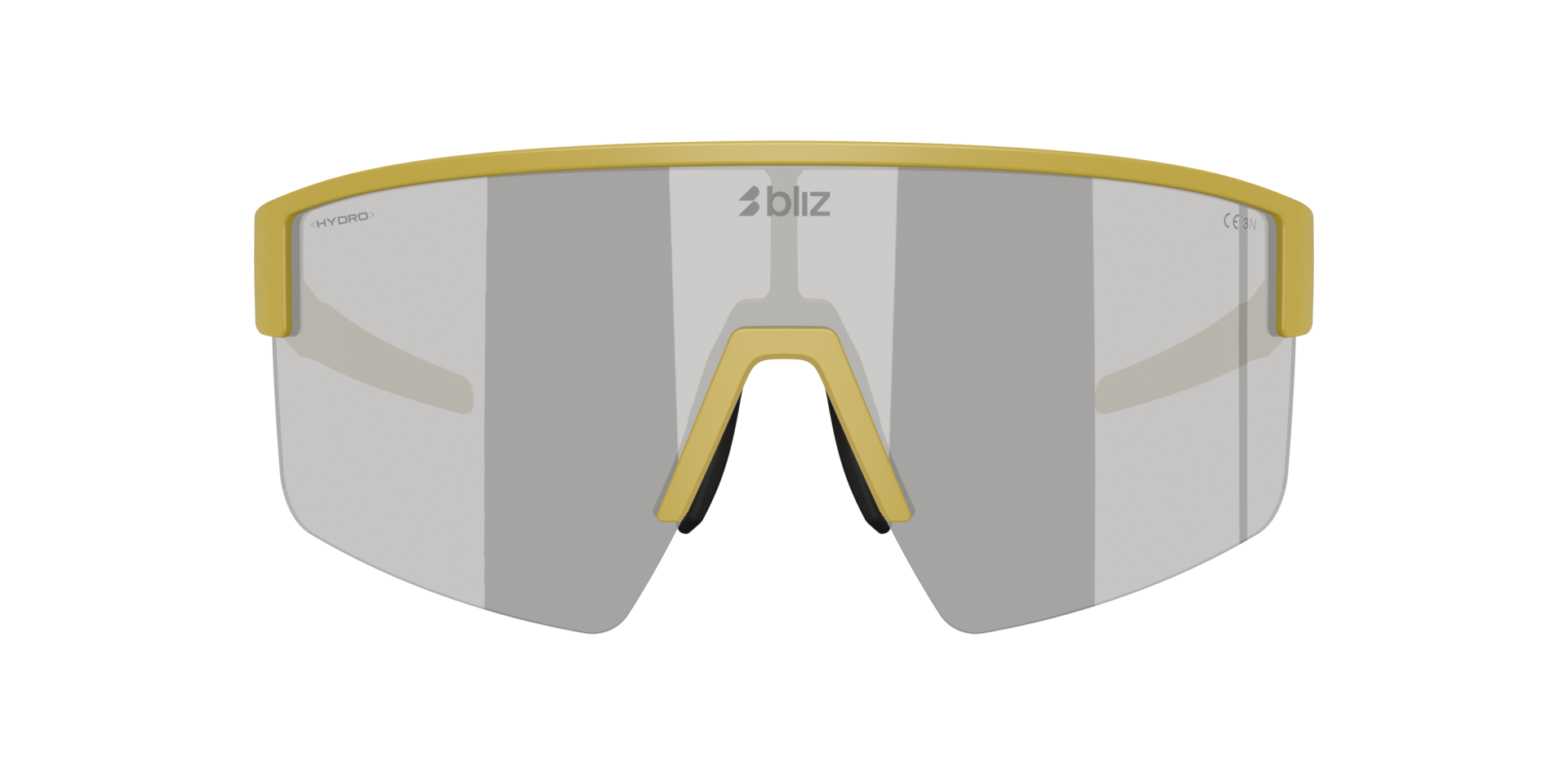 ZB7022 Matte Amber Green KunststoffSunglass Frames von B24, mit getönten Gläsern