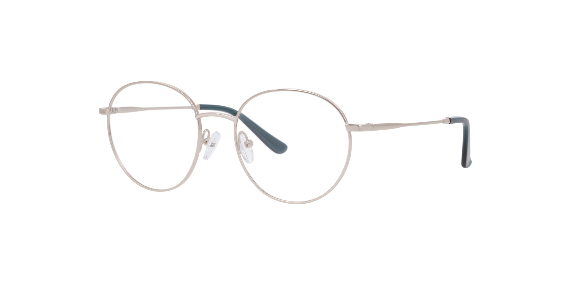 Ohio Hellgold MetallEyeglass Frames von B24, Dreiviertelansicht