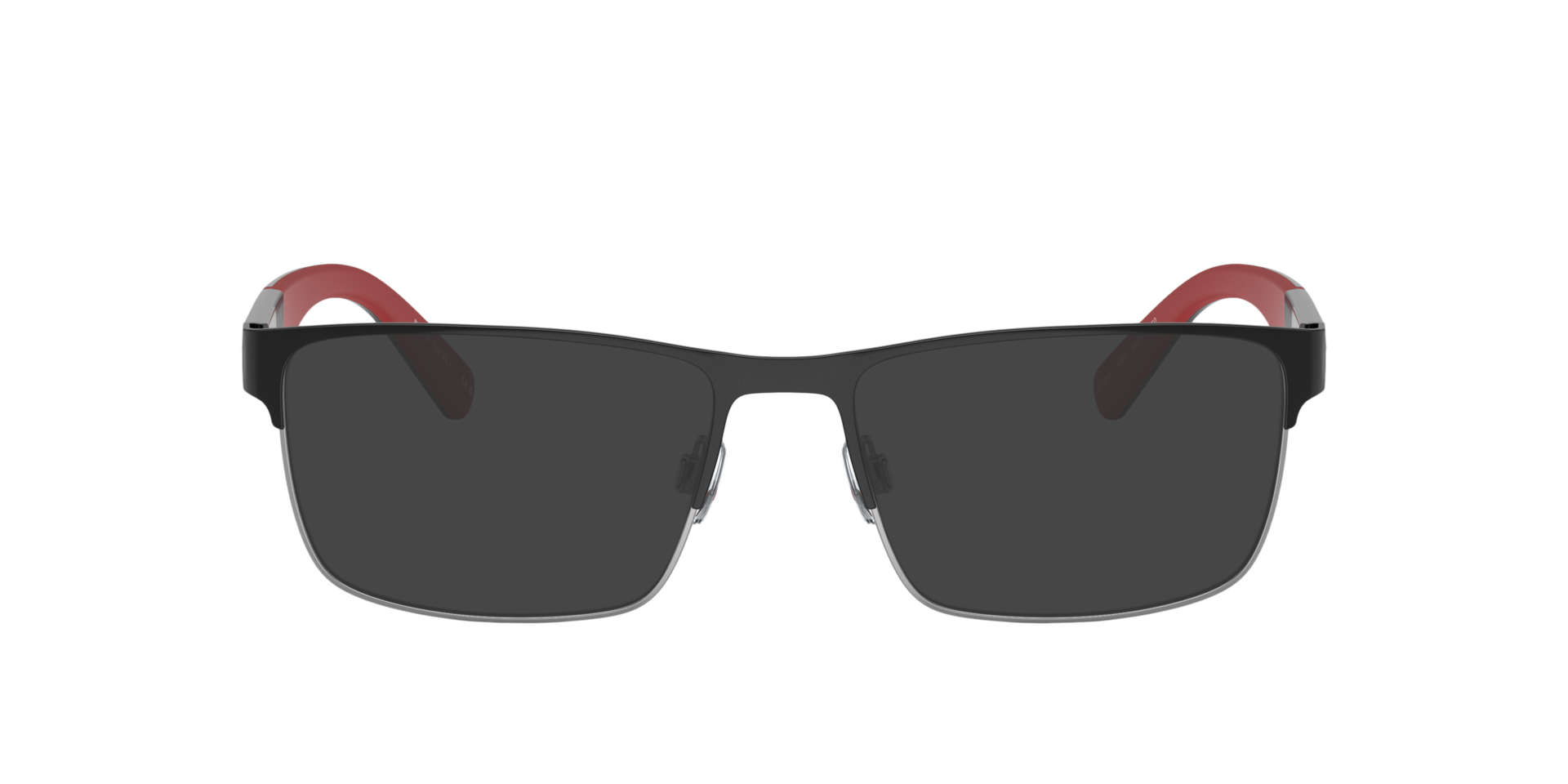 PH1215 Shiny Black & Gunmetal MetallEyeglass Frames von B24, mit getönten Gläsern