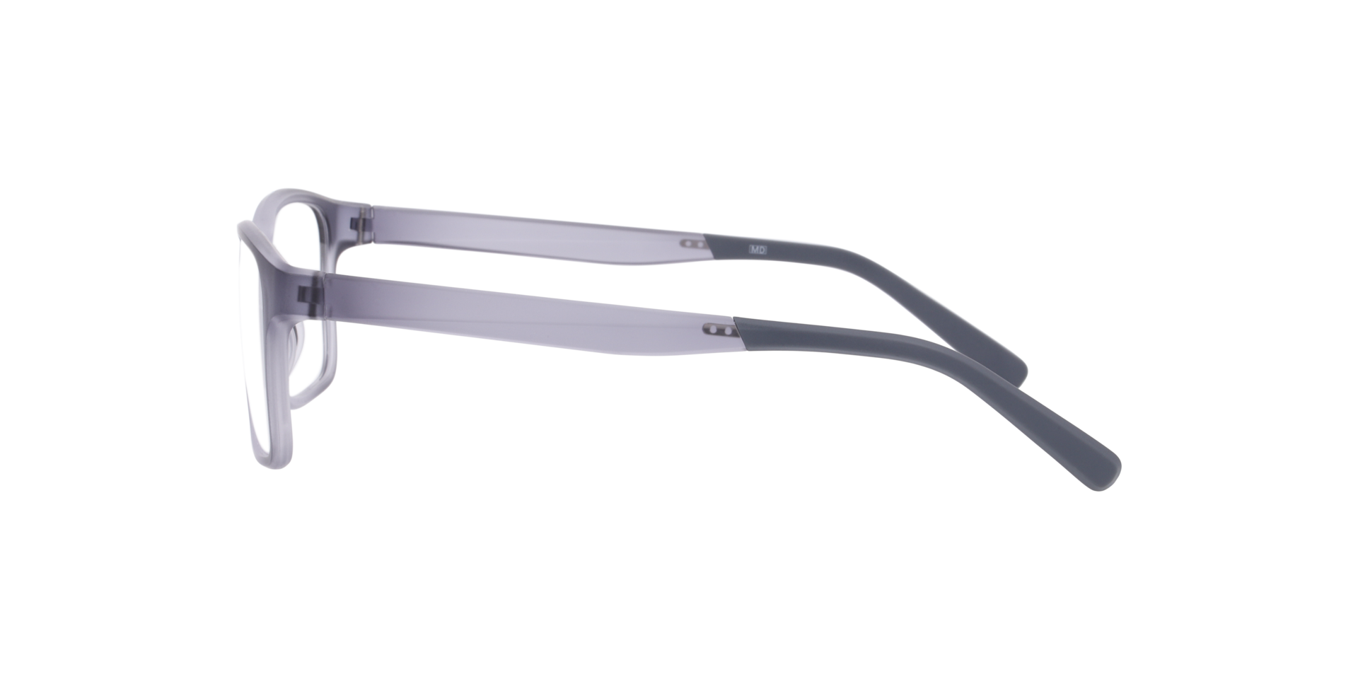 Buffalo Kristal lichtgrijs KunststofEyeglass Frames van B24, Zijaanzicht