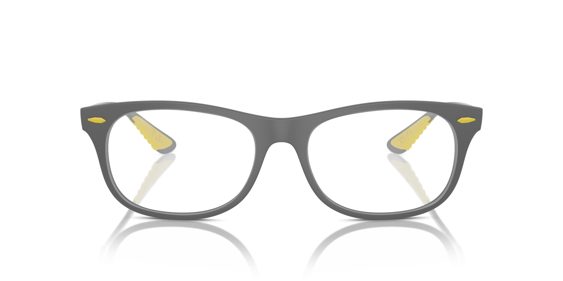 RB7307M Optics Scuderia Ferrari Collection Grau KunststoffEyeglass Frames von B24, Vorderansicht