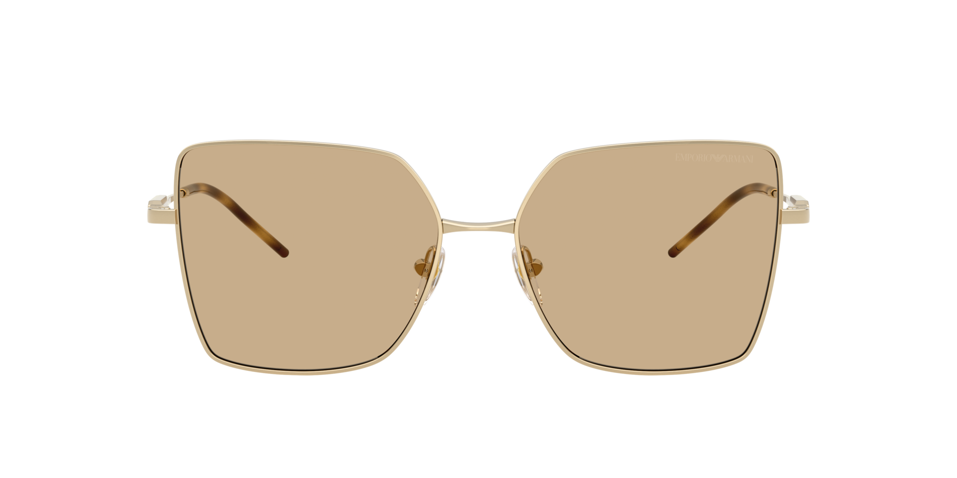 EA2179 Glänzendes Hellgold MetallSunglass Frames von B24, mit getönten Gläsern