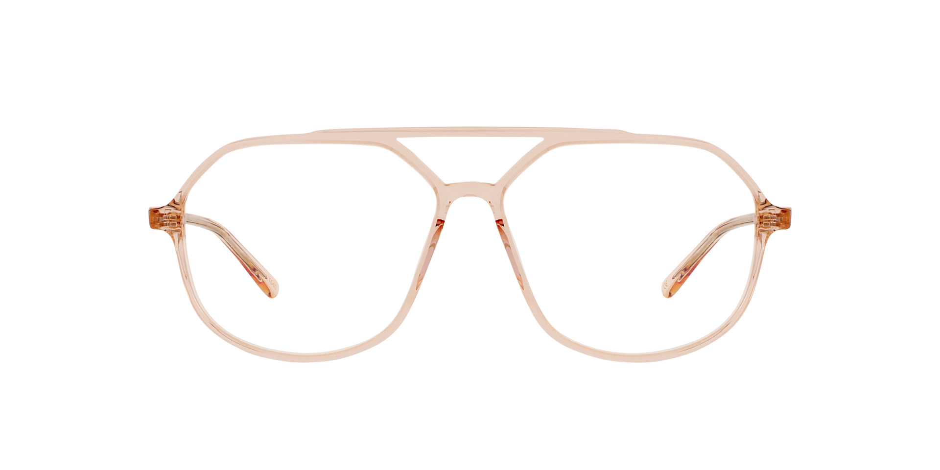 Viper AC Crystal Peach AcetaatEyeglass Frames van B24, Vooraanzicht