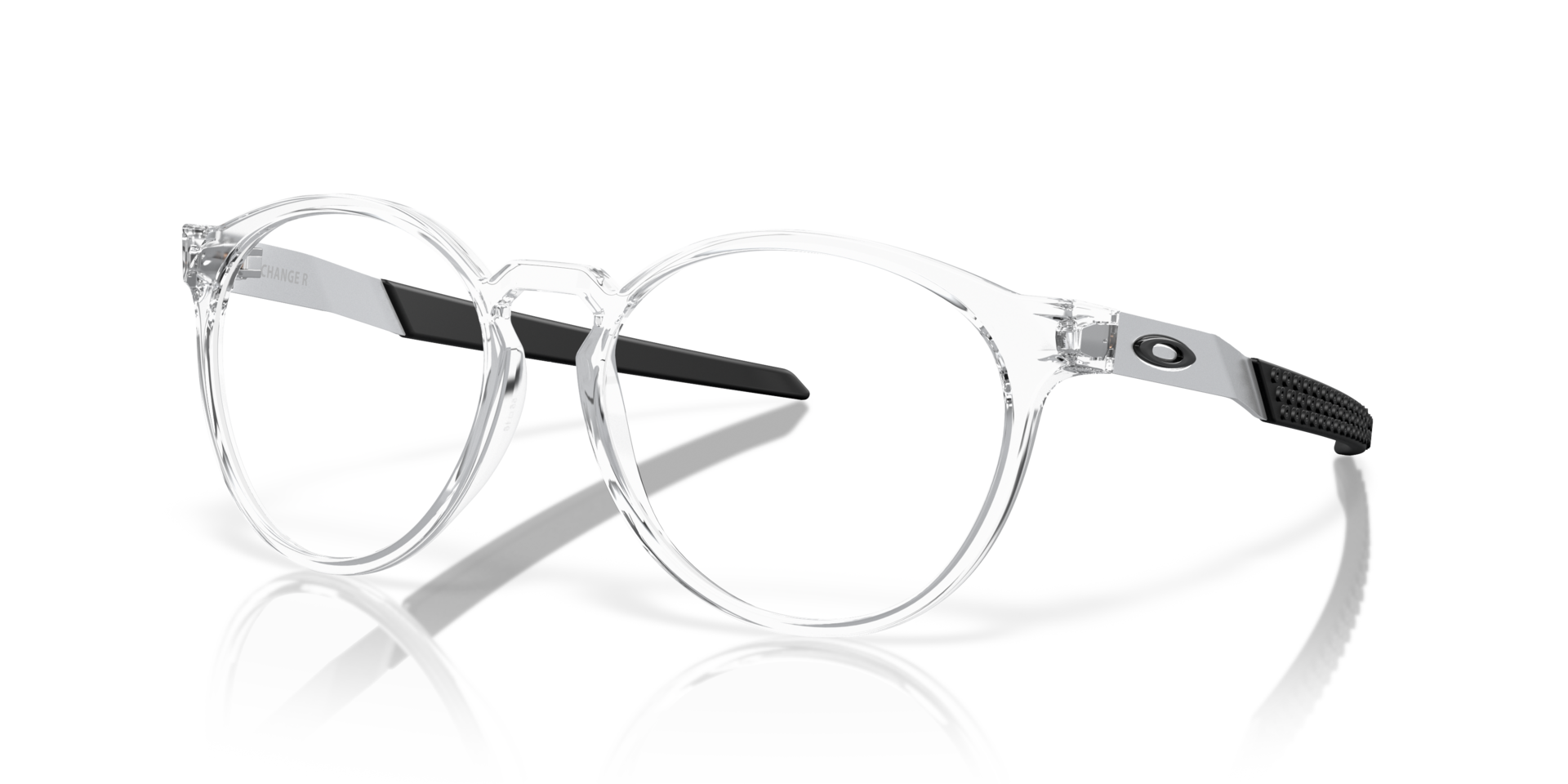 Exchange R Transparent glänzend KunststoffEyeglass Frames von B24, Dreiviertelansicht