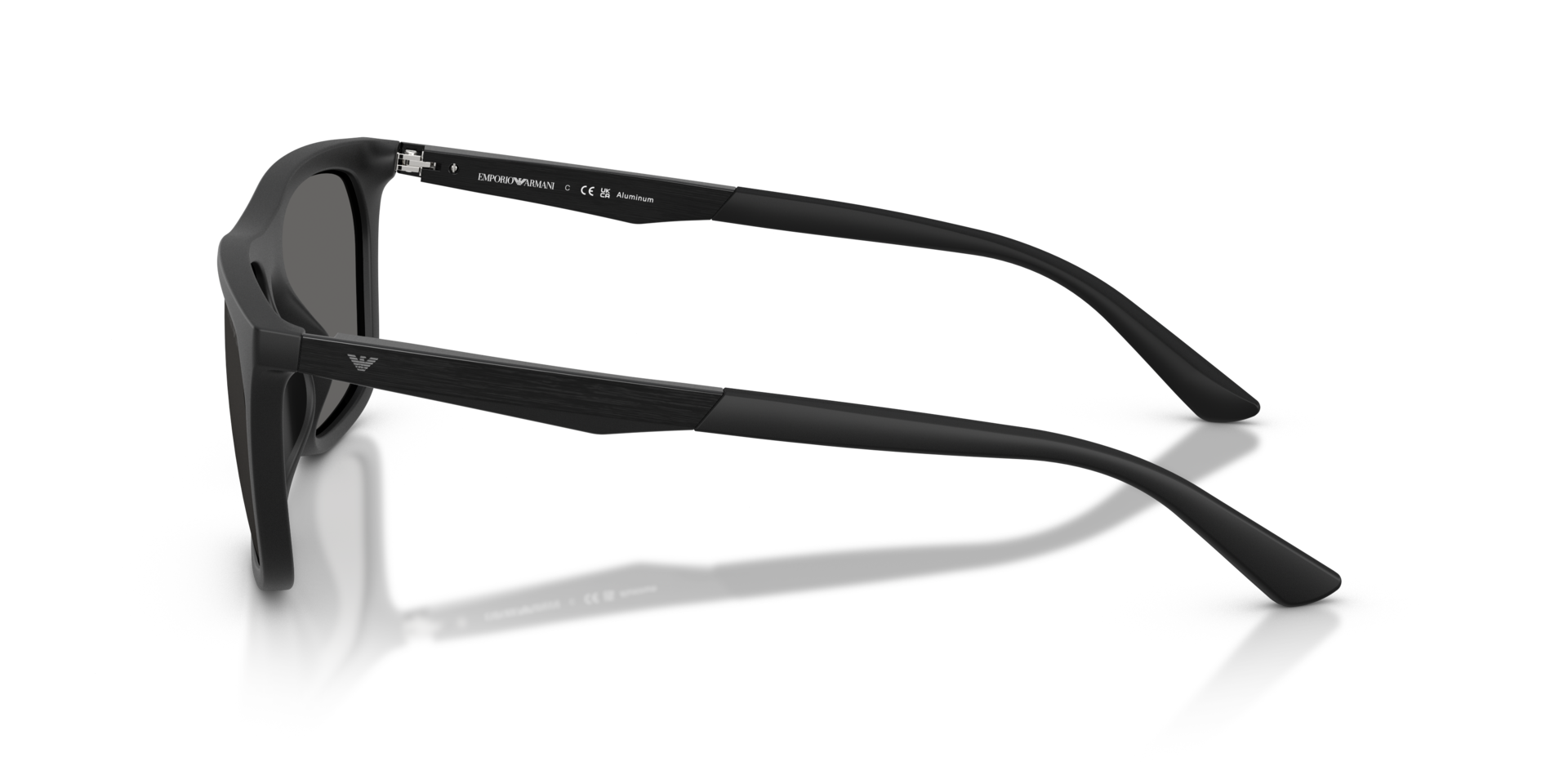 EA4272U Matt Schwarz KunststoffSunglass Frames von B24, Seitenansicht