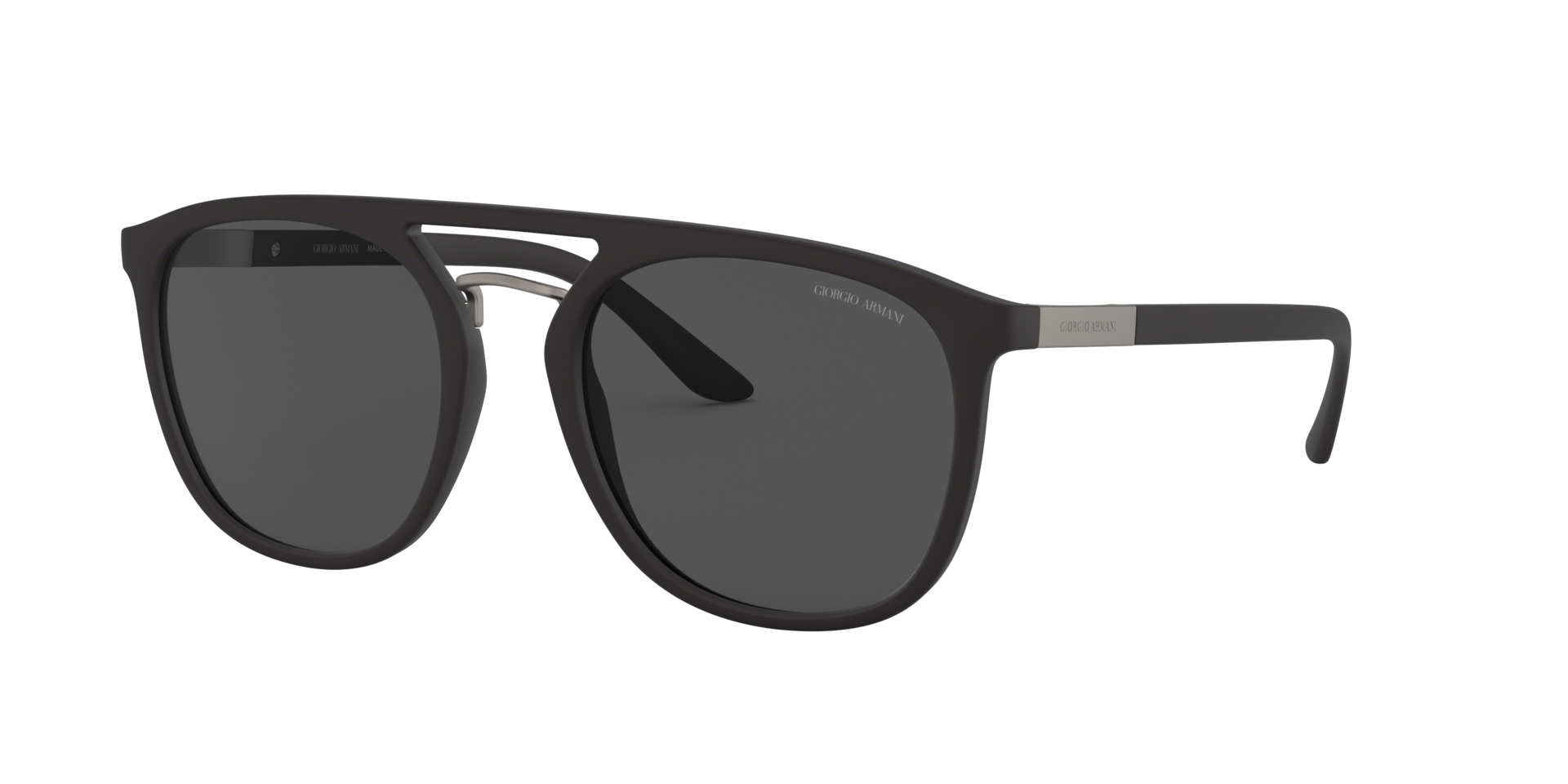 AR8118 Schwarz KunststoffSunglass Frames von B24, Dreiviertelansicht