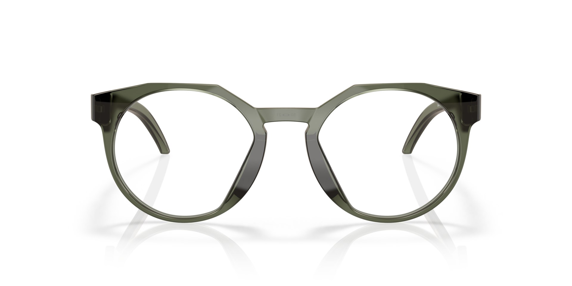 HSTN Olijfgroen Inkt KunststofSunglass Frames van B24, Vooraanzicht