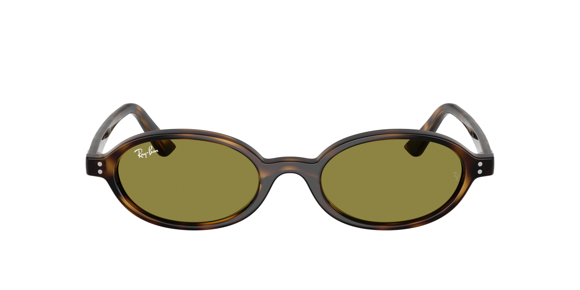 RB4472 Havana KunststofSunglass Frames van B24, met getinte lenzen