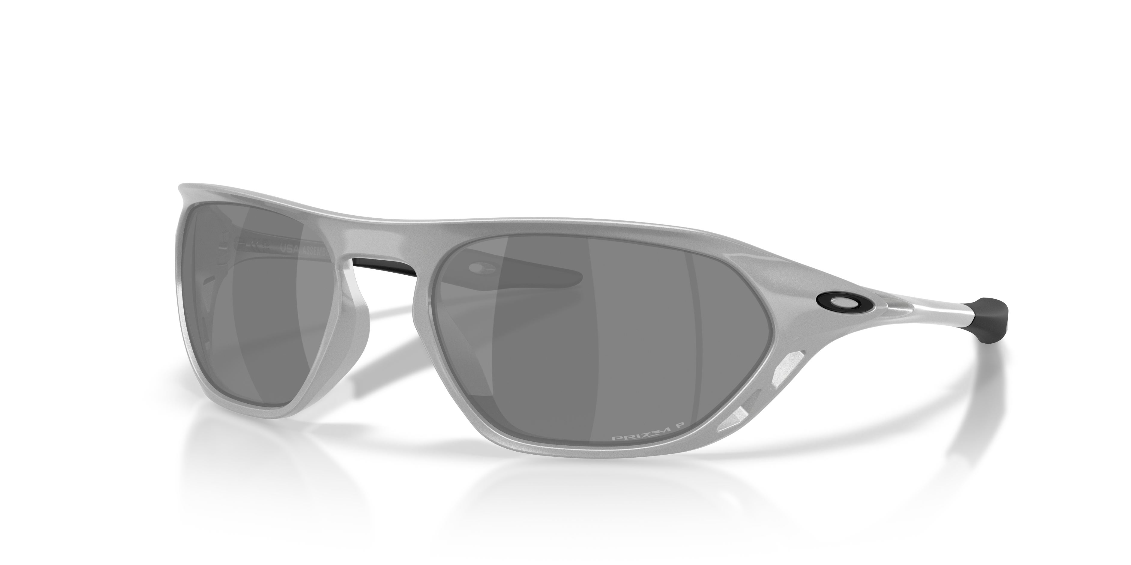 Cage Jacket® X Silver KunststoffSunglass Frames von B24, Dreiviertelansicht