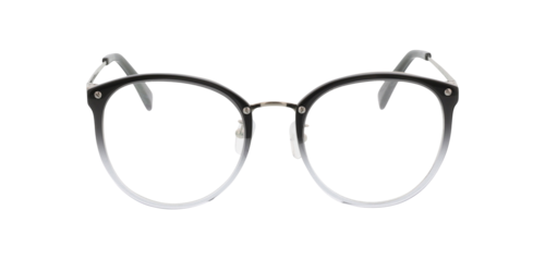 Brille24 - Charlotte, Damen, Gradient Grey / Silver/Black / Gold/white, Größe: Large
