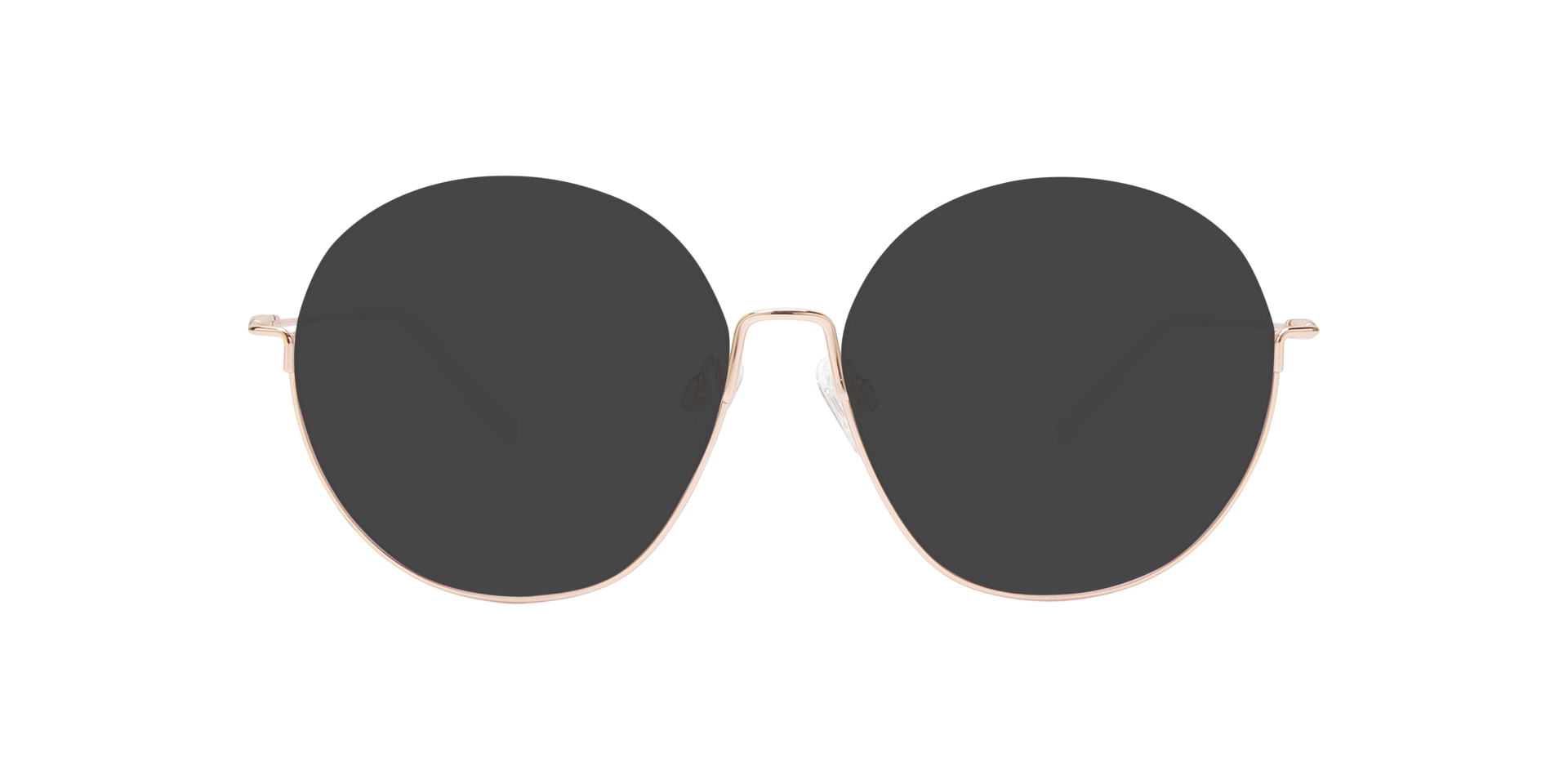 Orianna Rose Gold Metal MetaalEyeglass Frames van B24, met getinte lenzen
