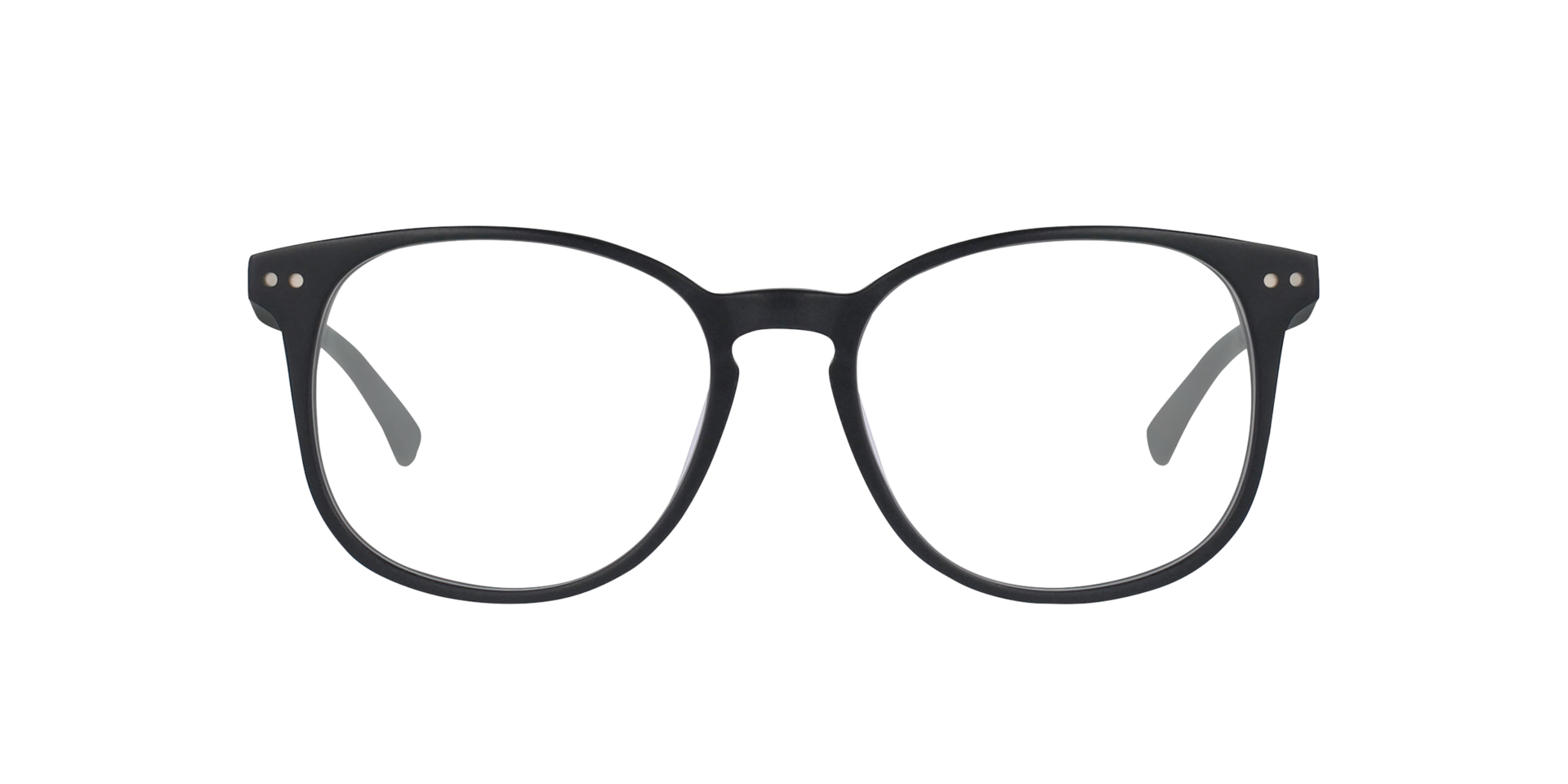 BARRON Zwart AcetaatEyeglass Frames van B24, Vooraanzicht
