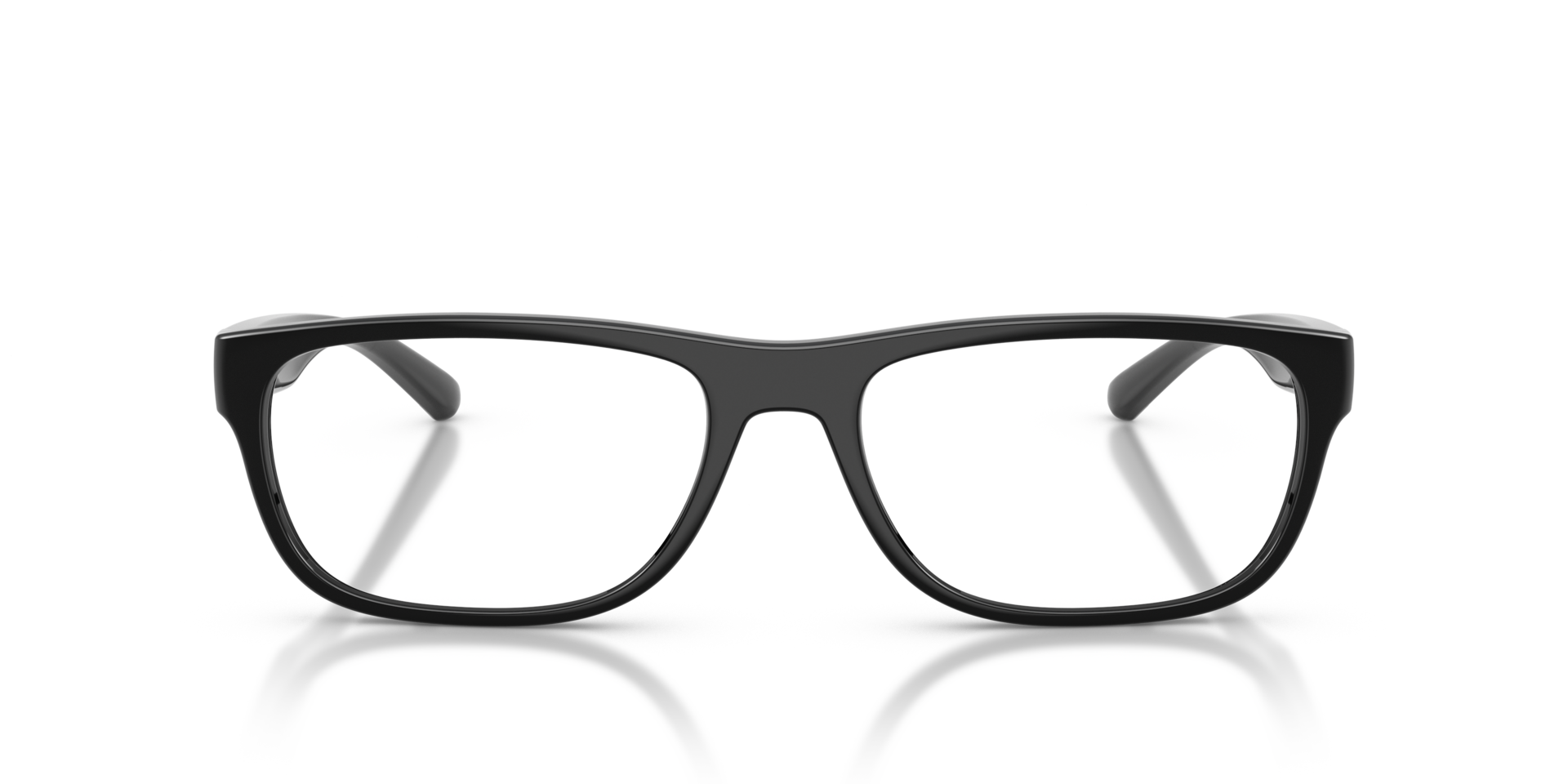 AN7289U Recycled Black KunststofEyeglass Frames van B24, Vooraanzicht