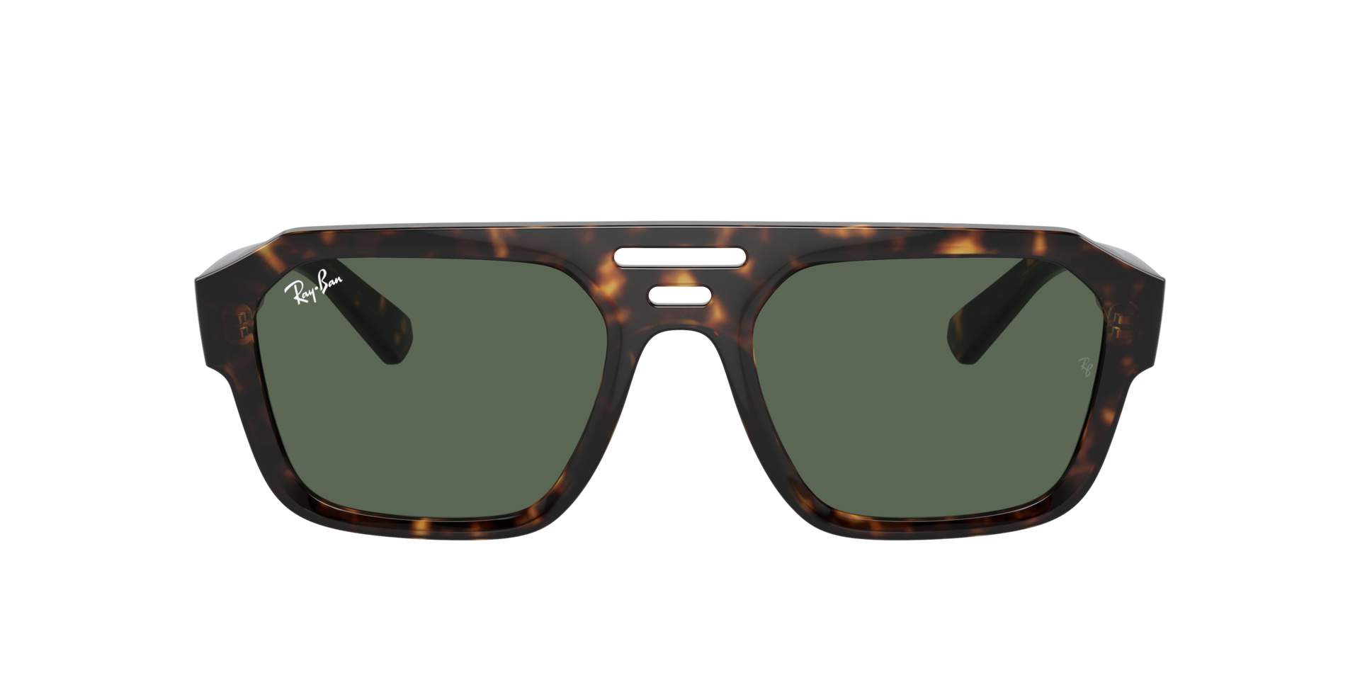 RB4397 Havana KunststofSunglass Frames van B24, met getinte lenzen