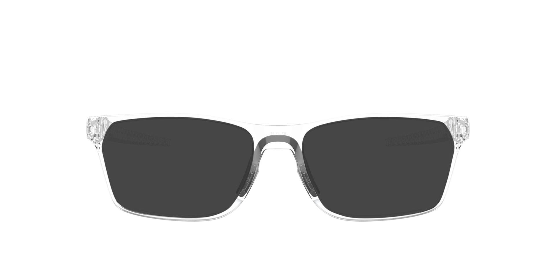 Hex Jector Glanzend transparant KunststofEyeglass Frames van B24, met getinte lenzen
