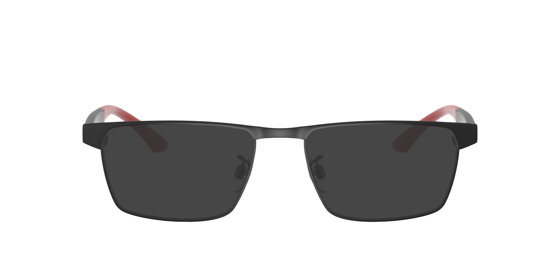 EA1124 Matt Schwarz MetallEyeglass Frames von B24, mit getönten Gläsern