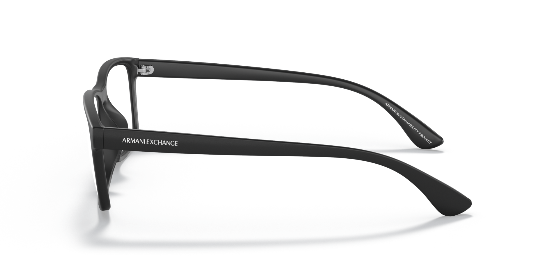 AX3083U Matt Schwarz KunststoffEyeglass Frames von B24, Seitenansicht