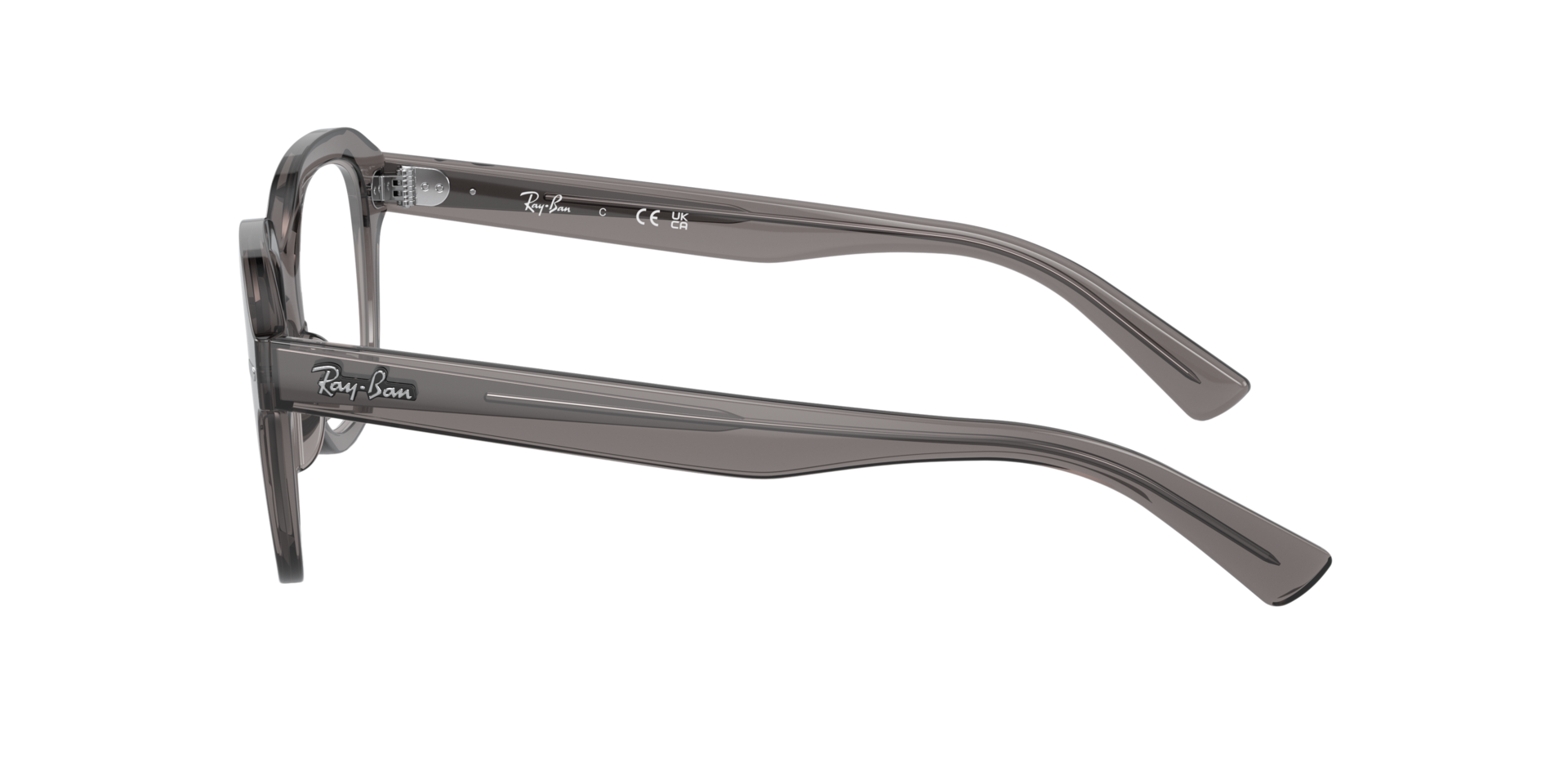 RB7215 Opaal donkergrijs KunststofEyeglass Frames van B24, Zijaanzicht
