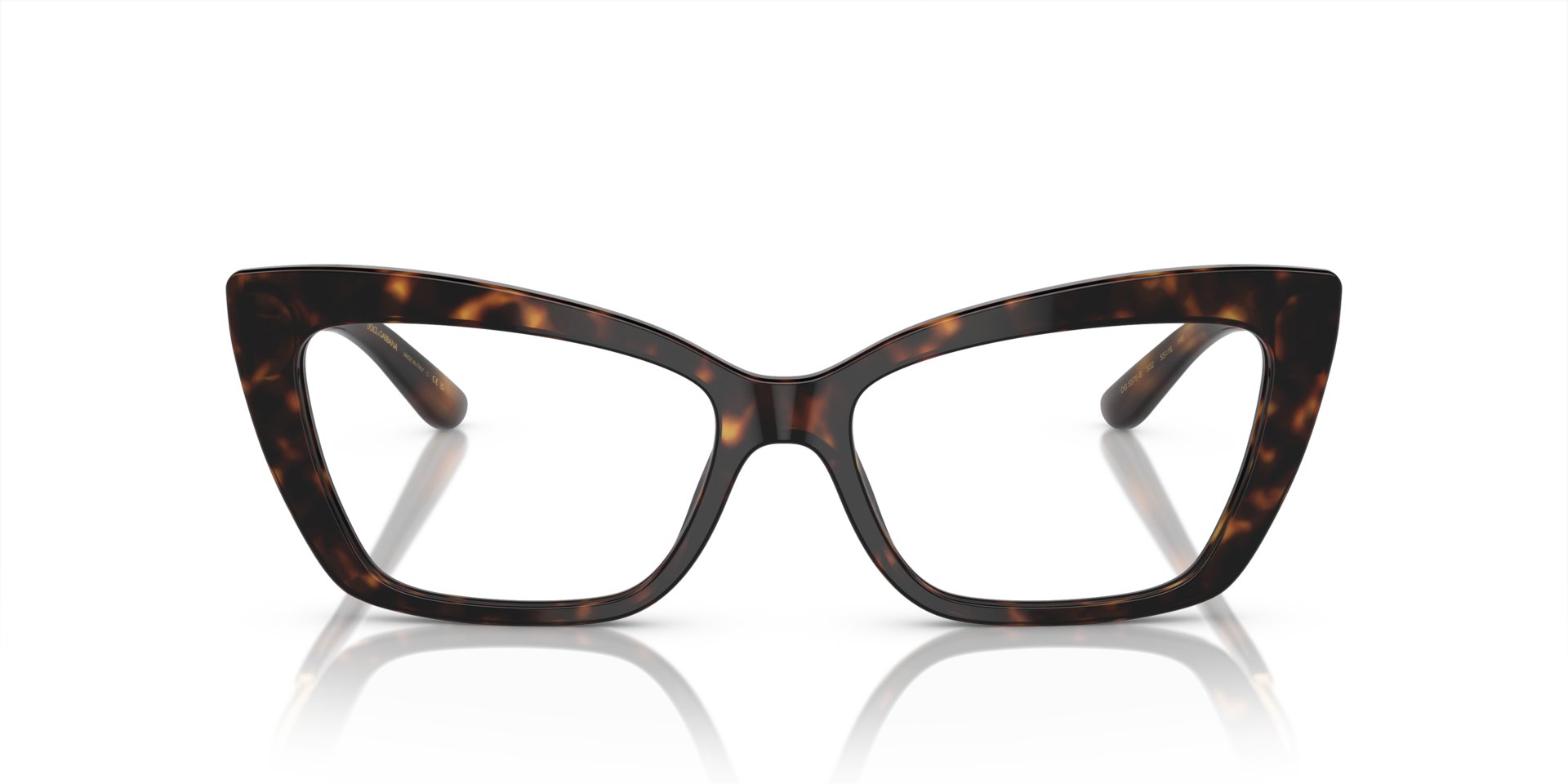 DG3375B Havana AcetaatEyeglass Frames van B24, Vooraanzicht