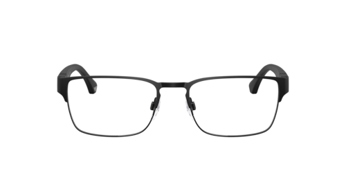 Emporio Armani - EA1027, Herren, Matt Schwarz/Matte Gunmetal/Matte Black, Größe: Large
