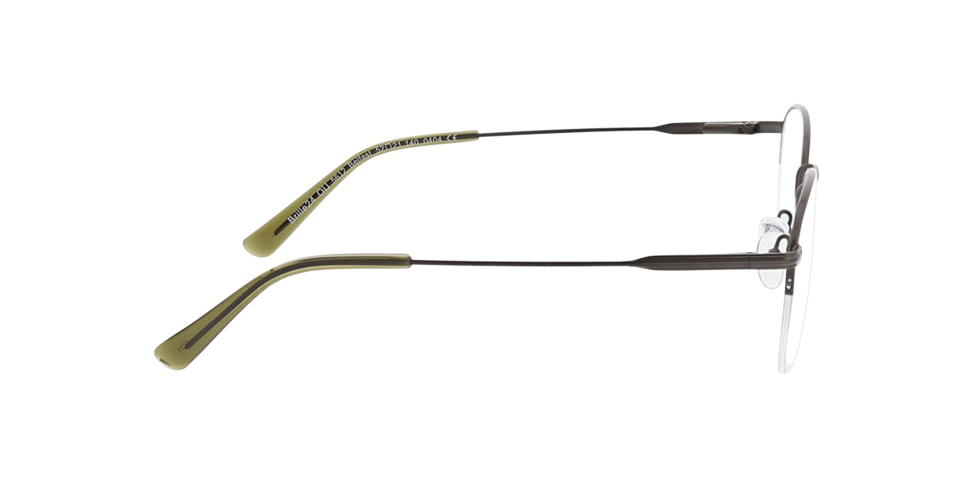 Belfast Matt Dark Gun MetallEyeglass Frames von B24, Seitenansicht