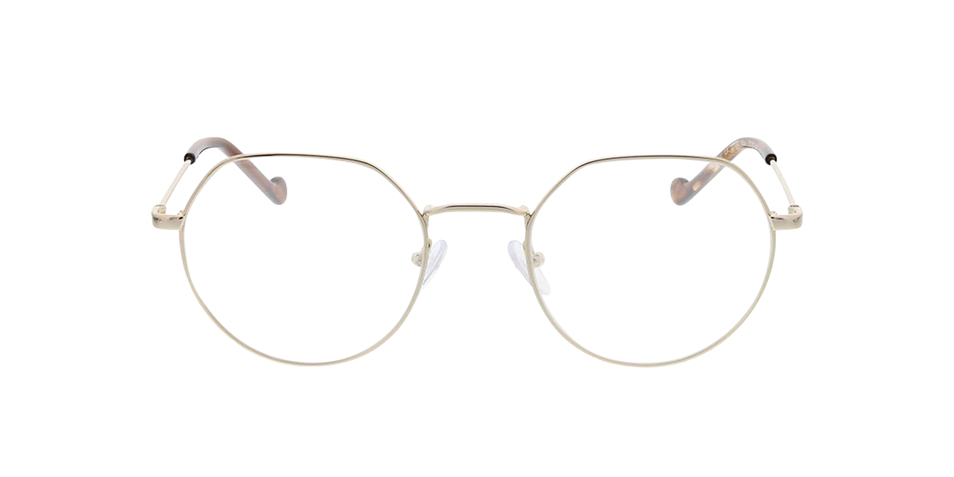 Maui Hellgold MetallEyeglass Frames von B24, Vorderansicht