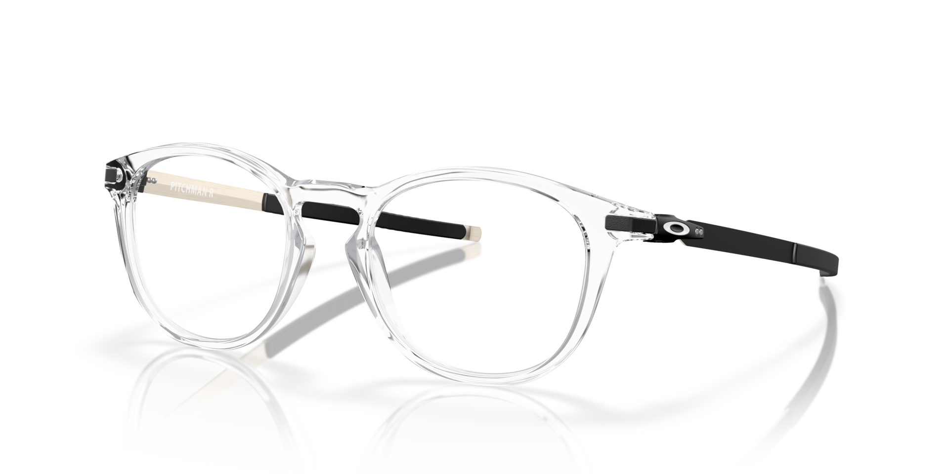 Pitchman™ R Klar KunststoffEyeglass Frames von B24, Dreiviertelansicht