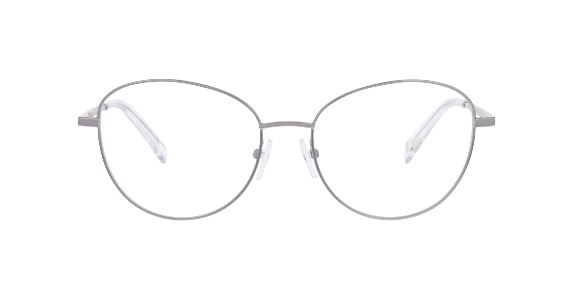 Paulina Silber MetallEyeglass Frames von B24, Vorderansicht