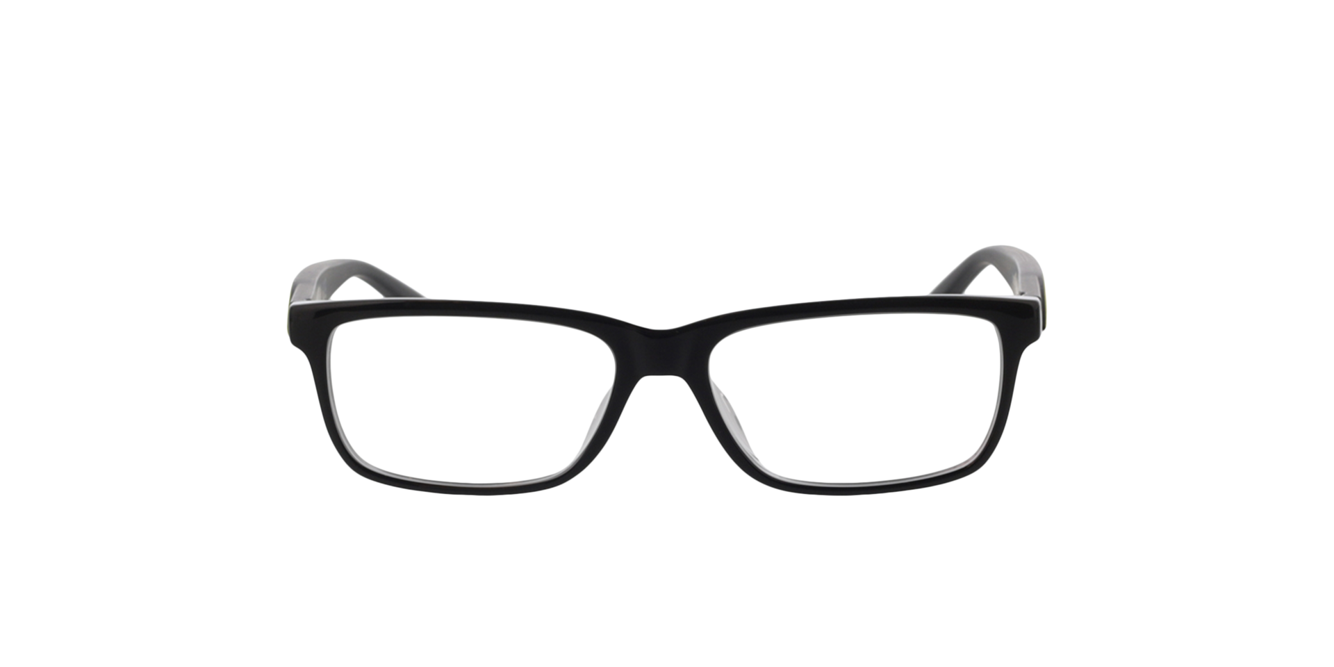 PJ0058O Schwarz KunststoffEyeglass Frames von B24, Vorderansicht